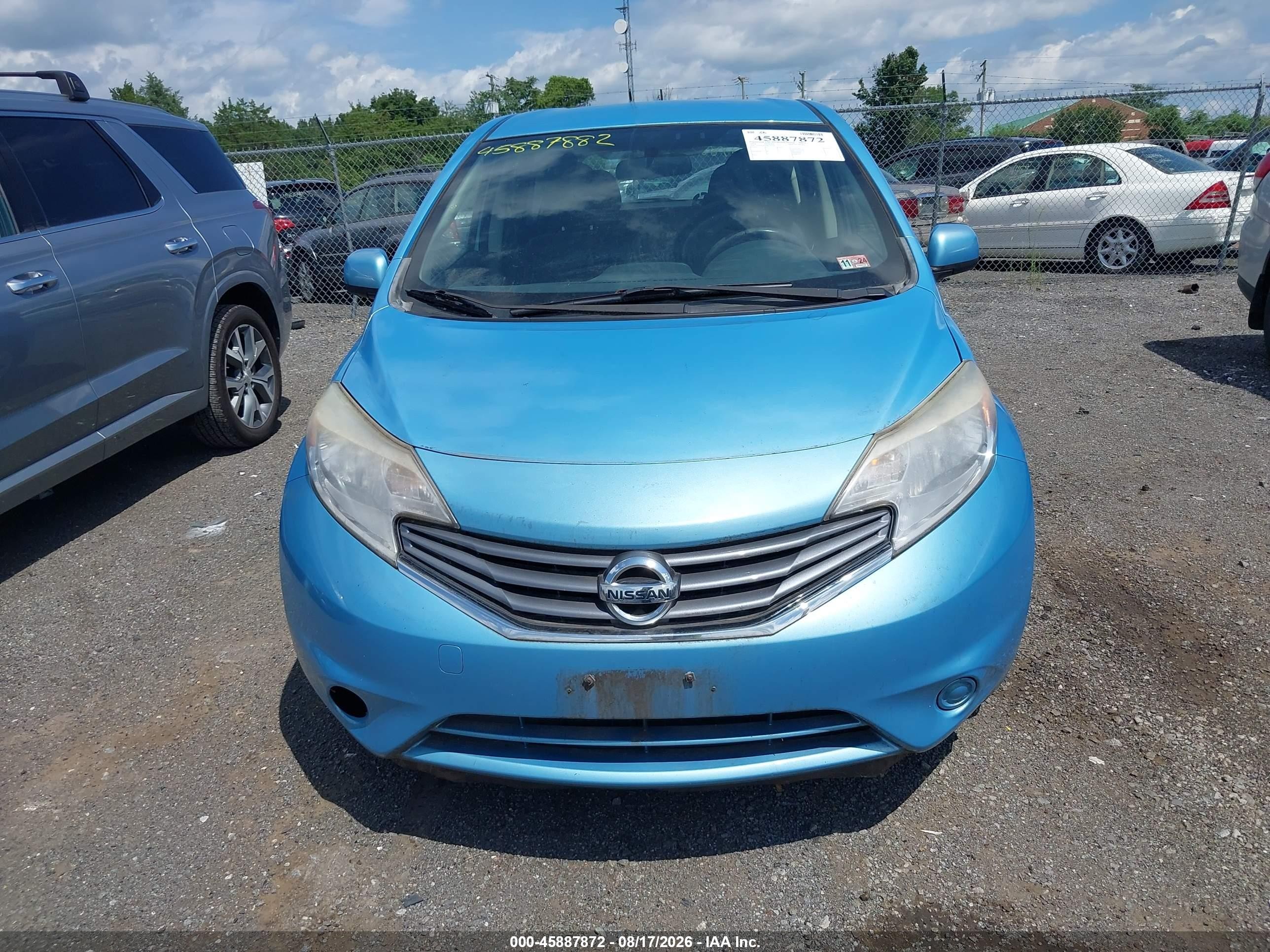 2014 Nissan Versa Note Sv Blue vin: 3N1CE2CP2EL367501