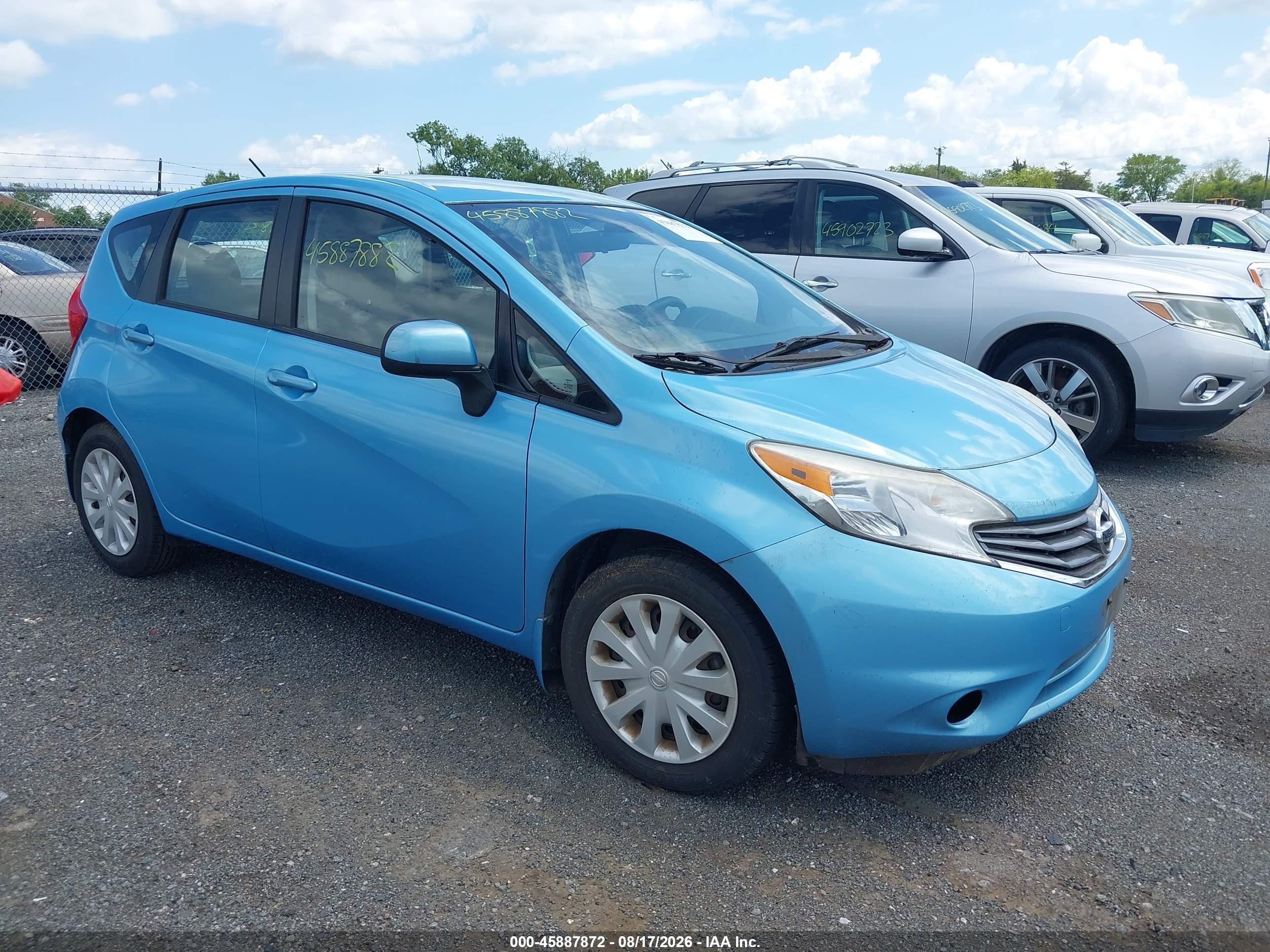 2014 Nissan Versa Note Sv Blue vin: 3N1CE2CP2EL367501