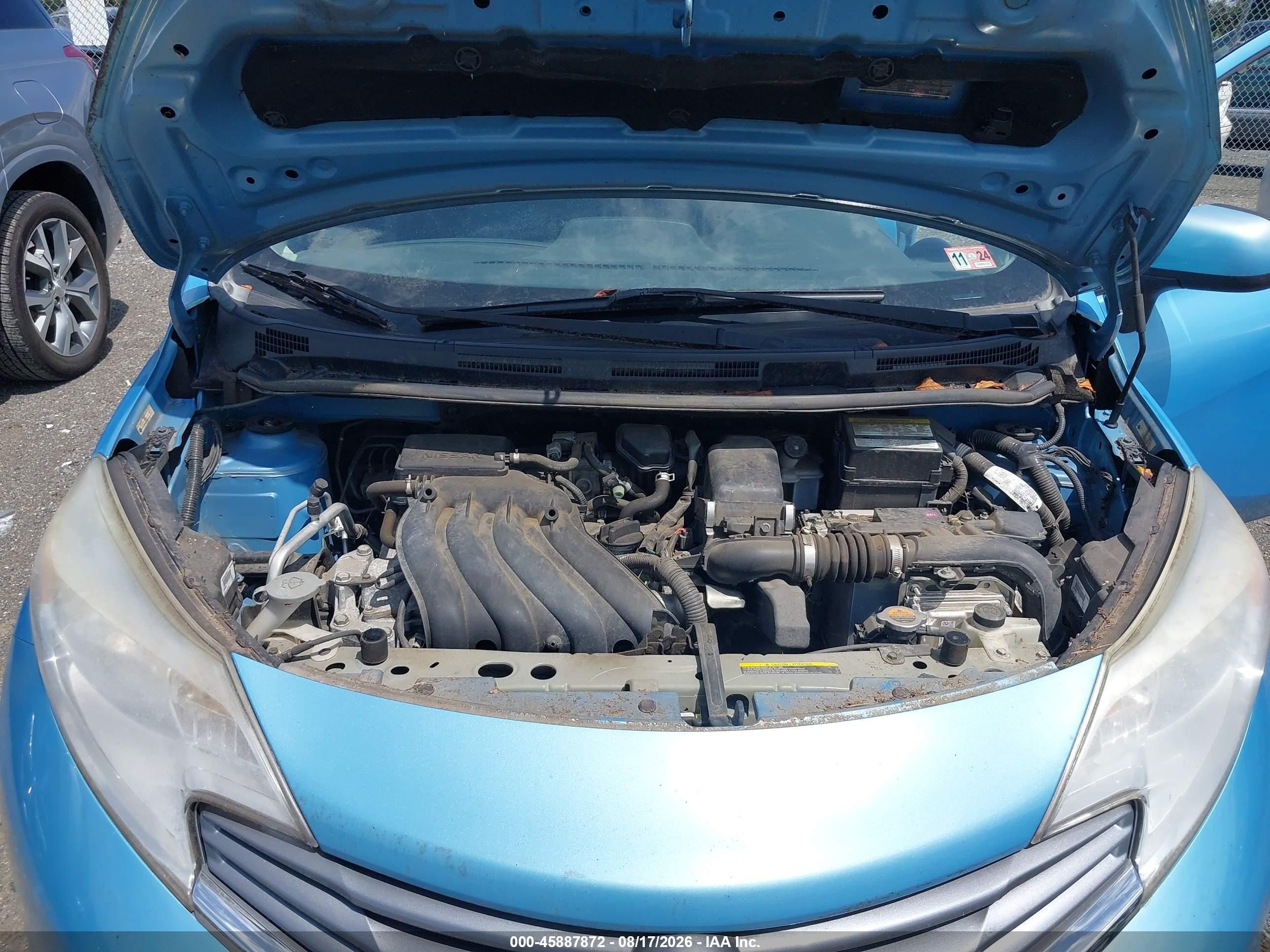 2014 Nissan Versa Note Sv Blue vin: 3N1CE2CP2EL367501