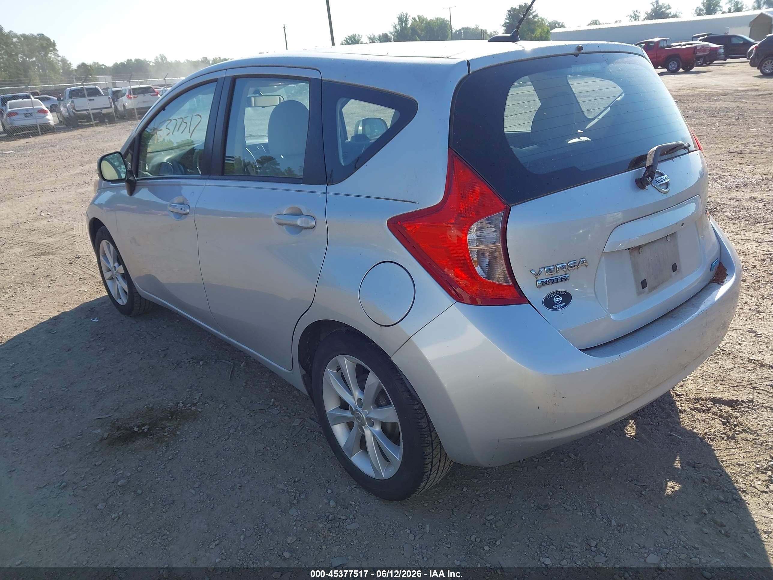 2014 Nissan Versa Note Sv Silver vin: 3N1CE2CP2EL374898