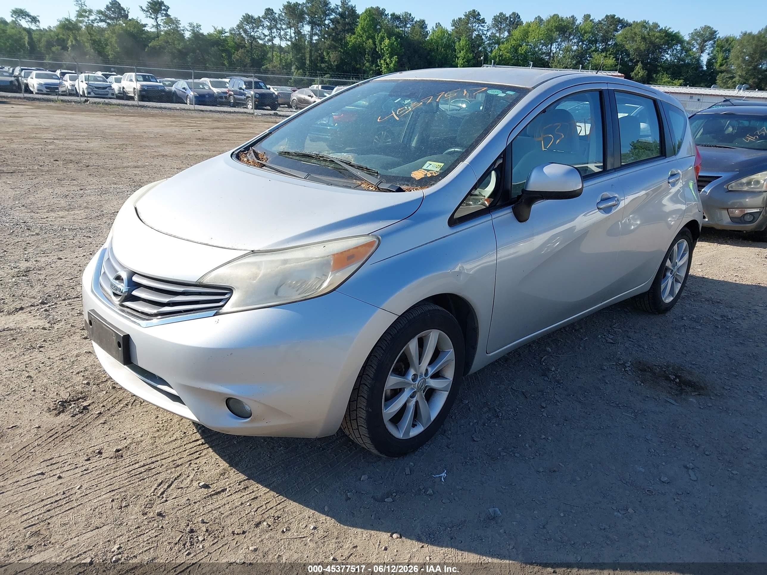 2014 Nissan Versa Note Sv Silver vin: 3N1CE2CP2EL374898