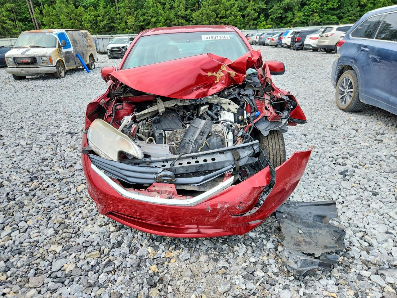 2014 Nissan Versa Note S Red vin: 3N1CE2CP2EL383293