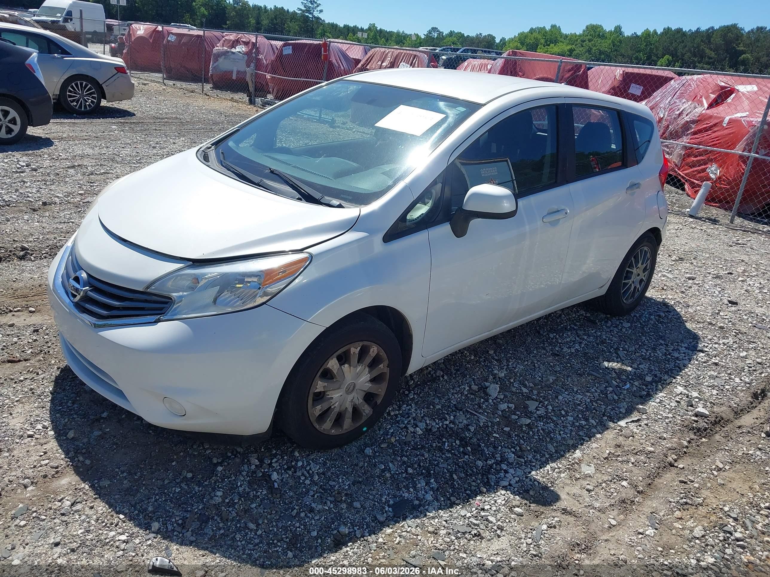 2014 Nissan Versa Note Sv White vin: 3N1CE2CP2EL390745