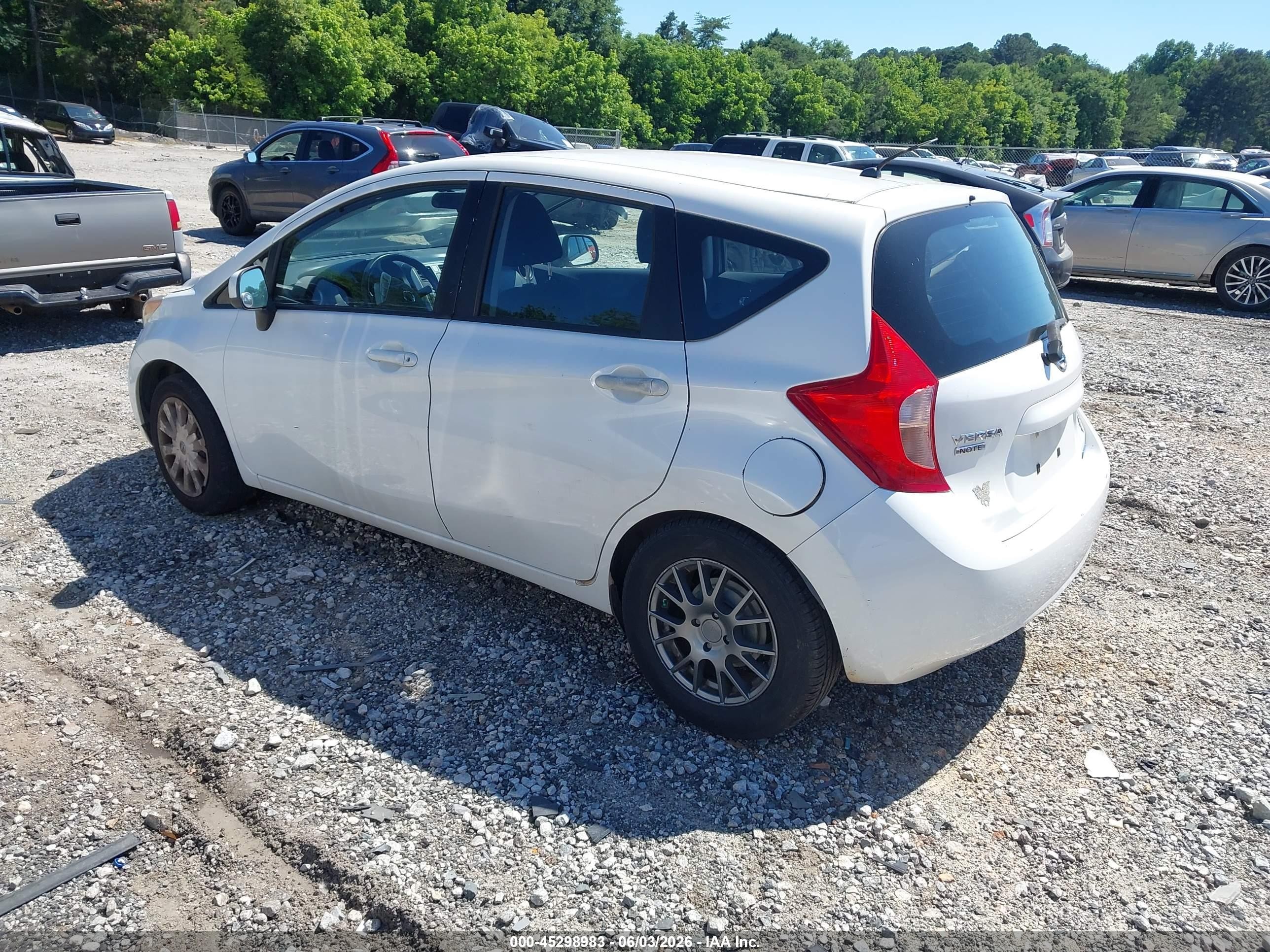 2014 Nissan Versa Note Sv White vin: 3N1CE2CP2EL390745
