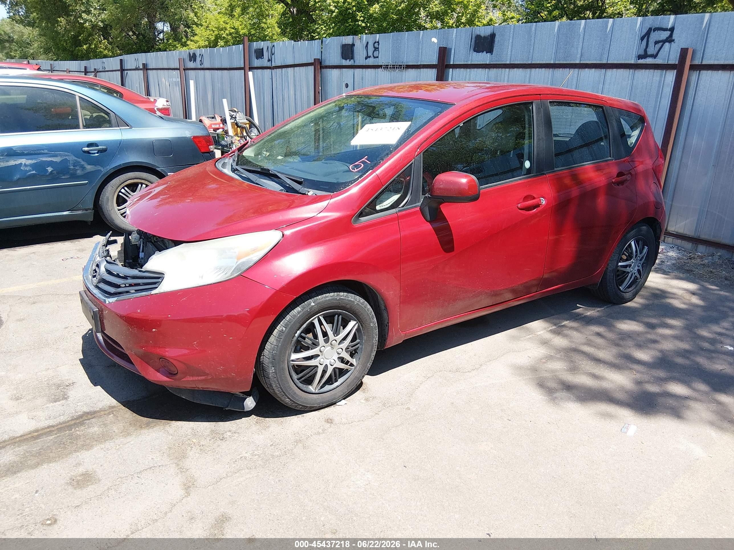 2014 Nissan Versa Note Sv Red vin: 3N1CE2CP2EL391992