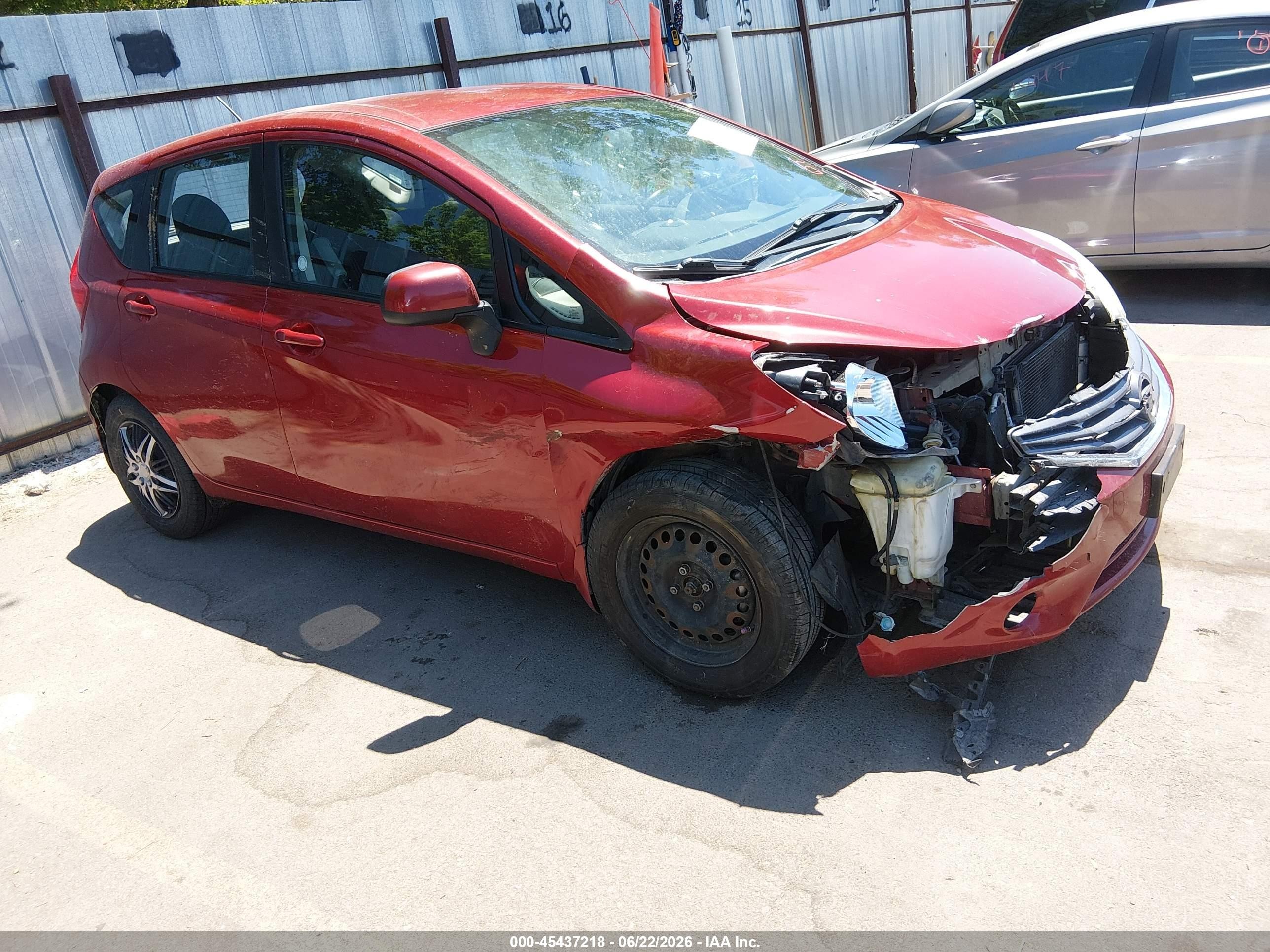 2014 Nissan Versa Note Sv Red vin: 3N1CE2CP2EL391992