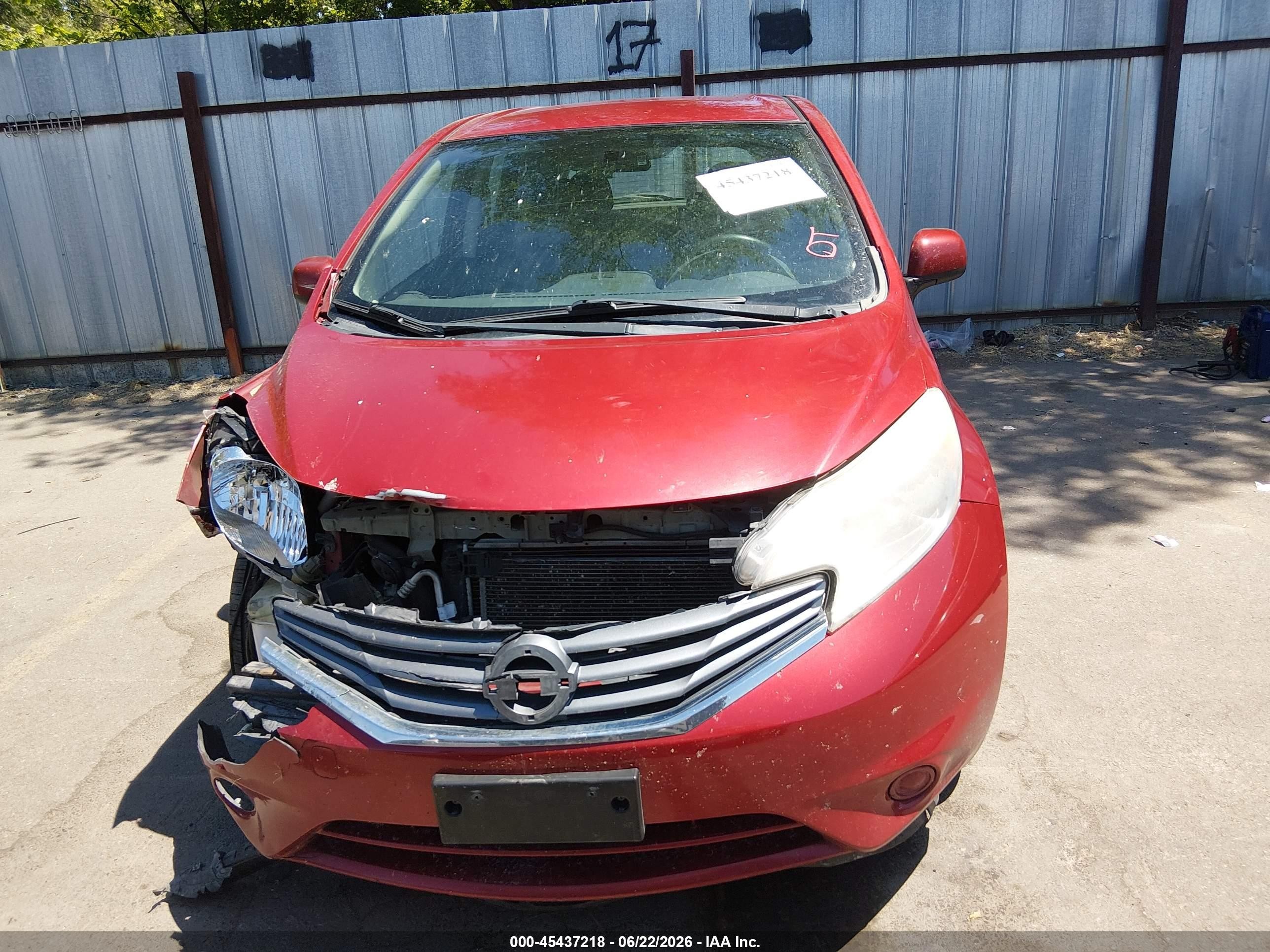 2014 Nissan Versa Note Sv Red vin: 3N1CE2CP2EL391992