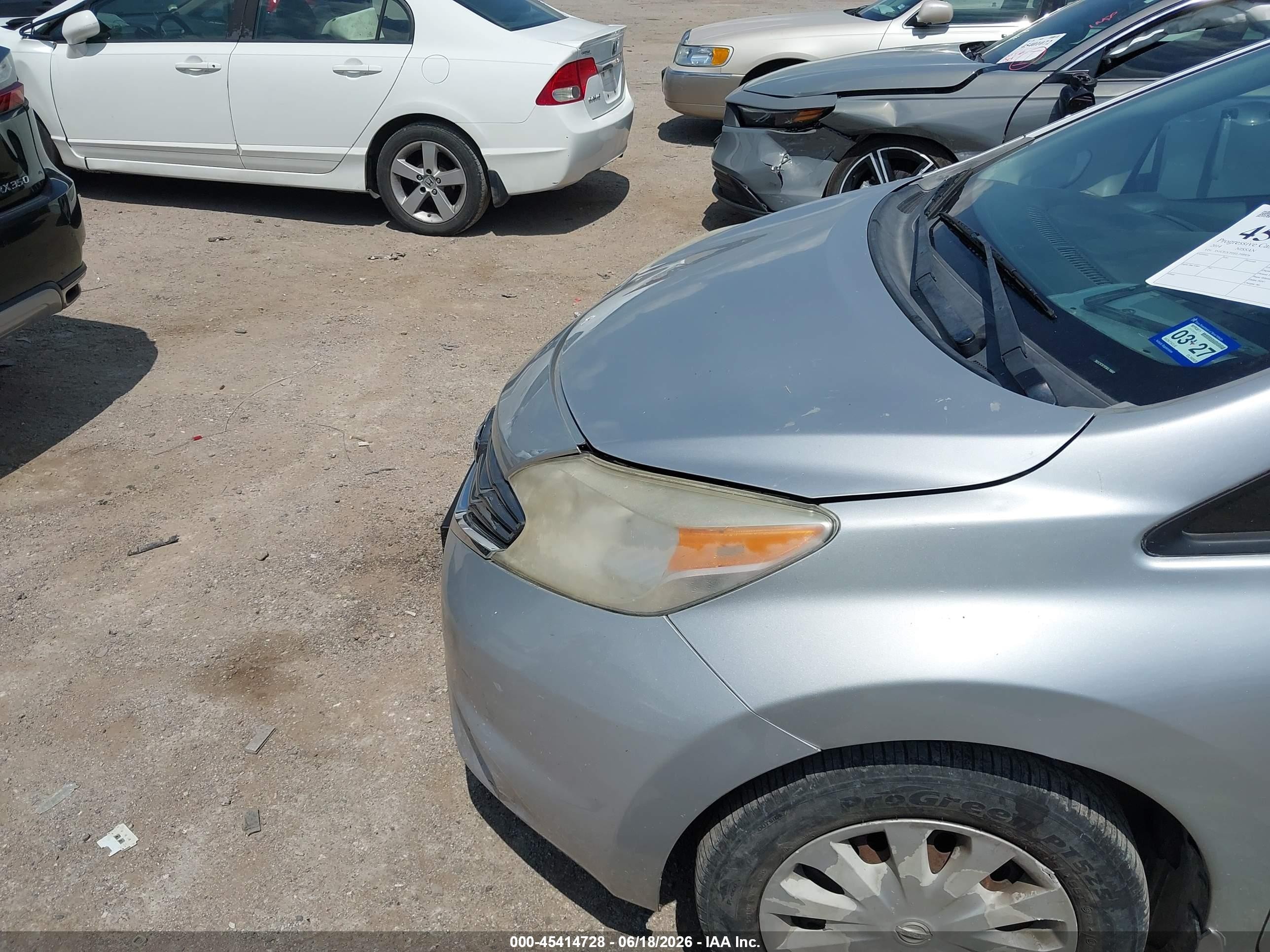 2014 Nissan Versa Note Sv Silver vin: 3N1CE2CP2EL398926