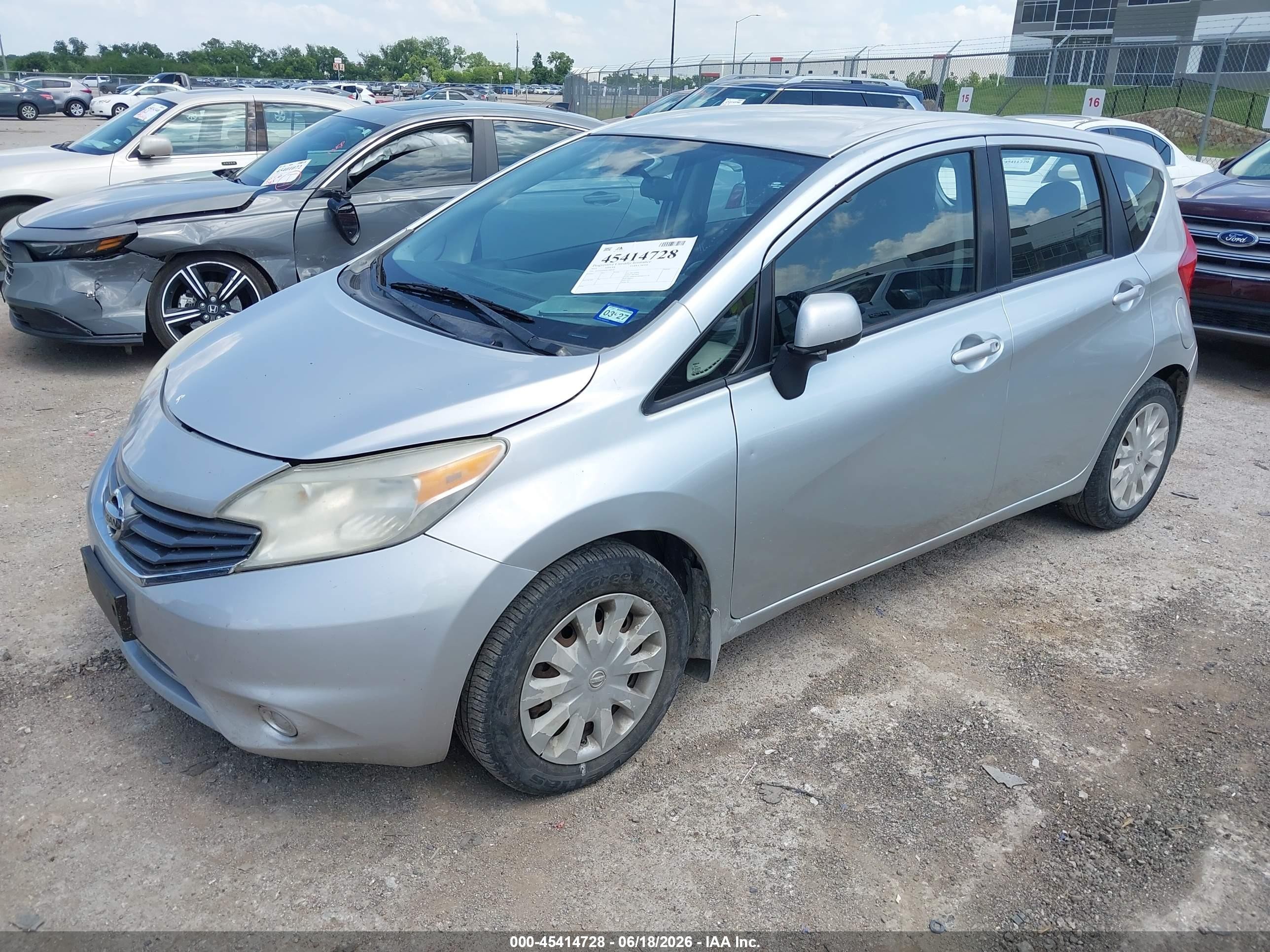 2014 Nissan Versa Note Sv Silver vin: 3N1CE2CP2EL398926