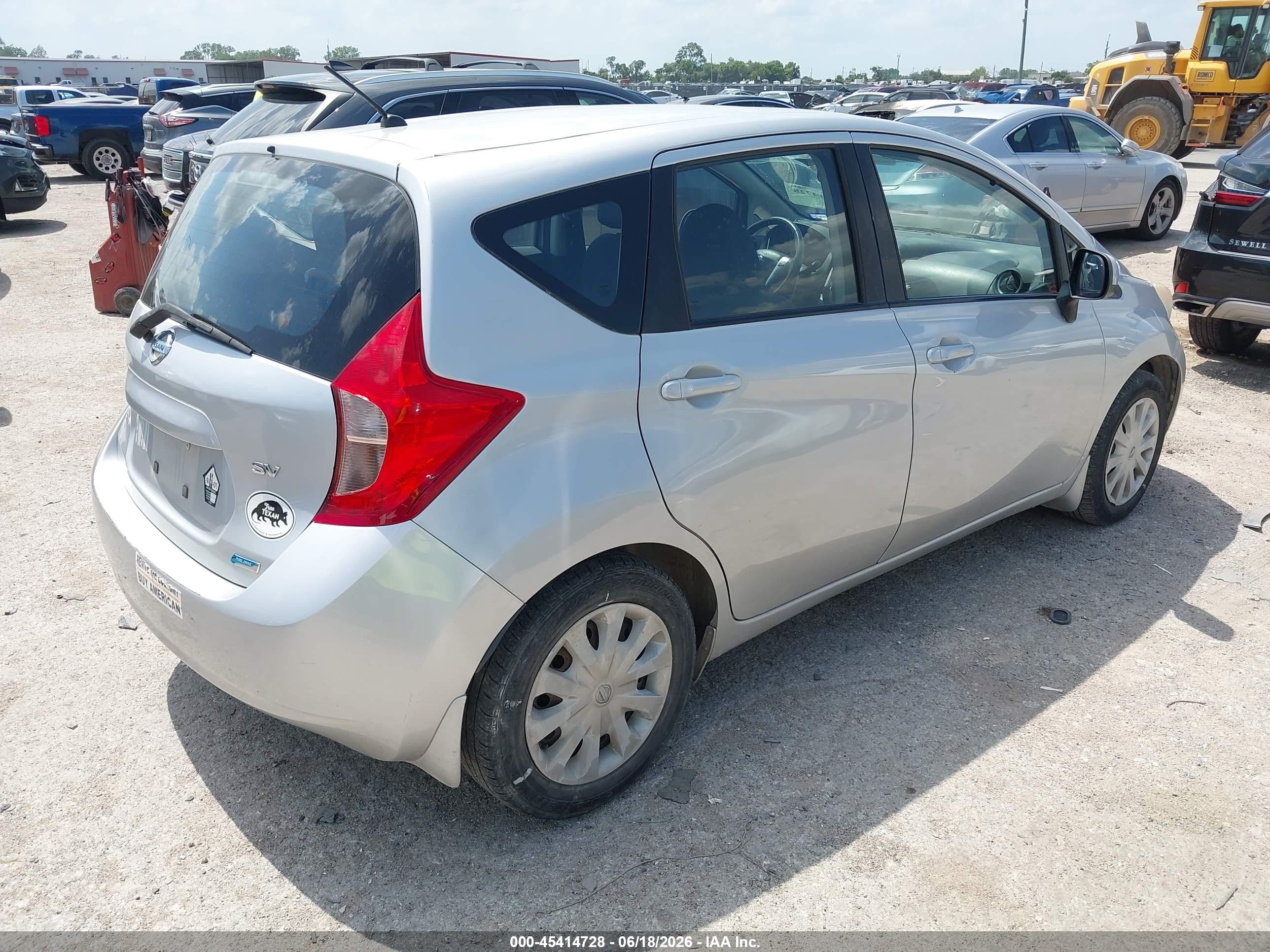 2014 Nissan Versa Note Sv Silver vin: 3N1CE2CP2EL398926