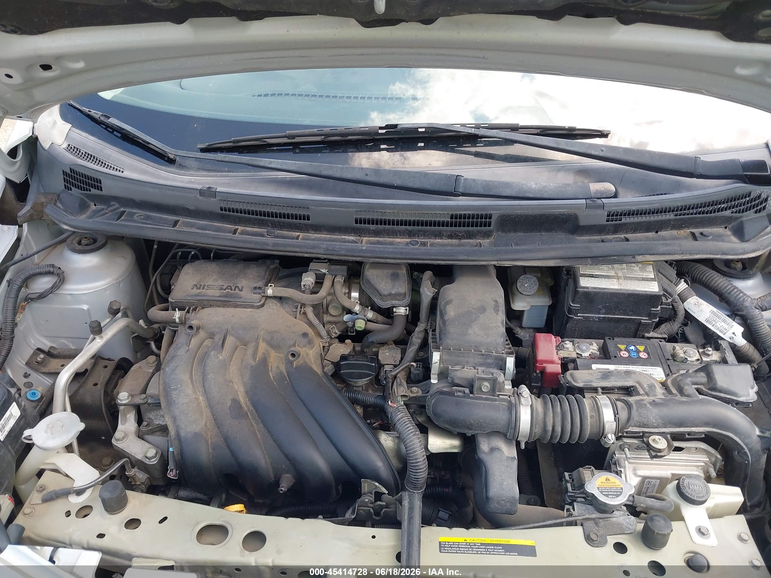 2014 Nissan Versa Note Sv Silver vin: 3N1CE2CP2EL398926