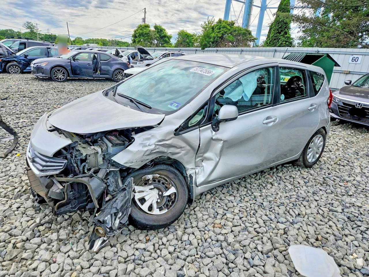 2014 Nissan Versa Note Sv Silver vin: 3N1CE2CP2EL406362