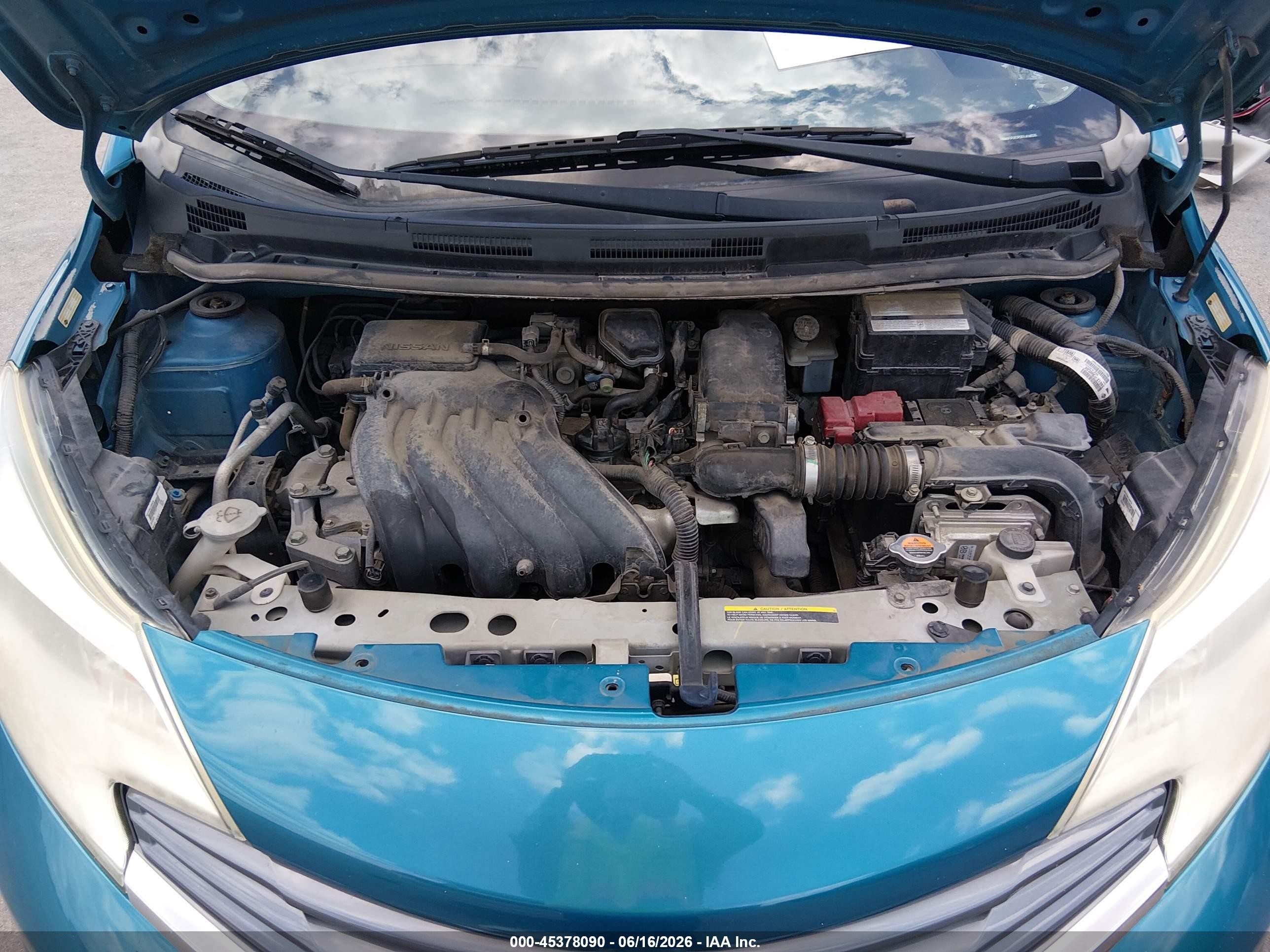 2014 Nissan Versa Note Sv Blue vin: 3N1CE2CP2EL414526