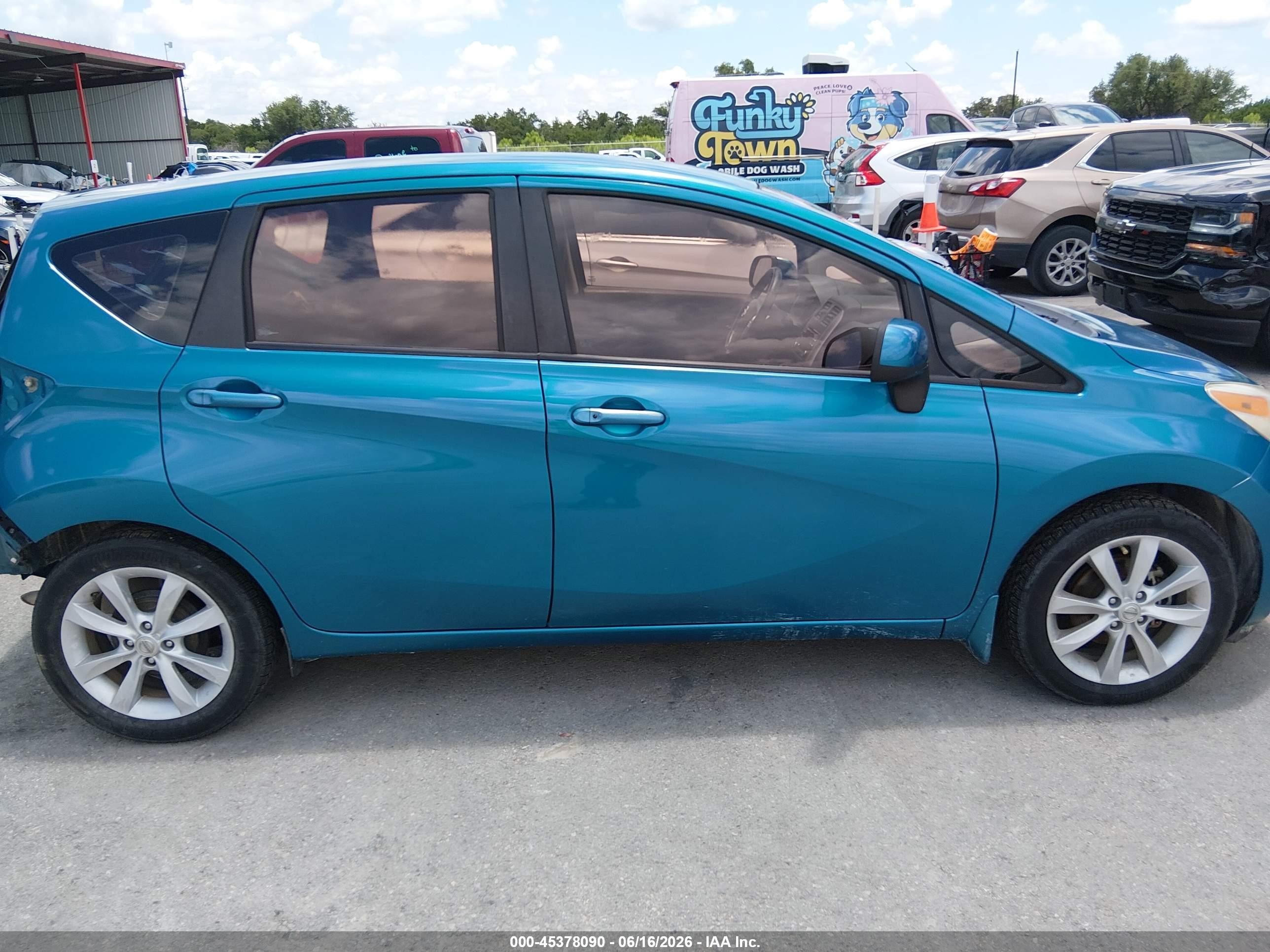 2014 Nissan Versa Note Sv Blue vin: 3N1CE2CP2EL414526