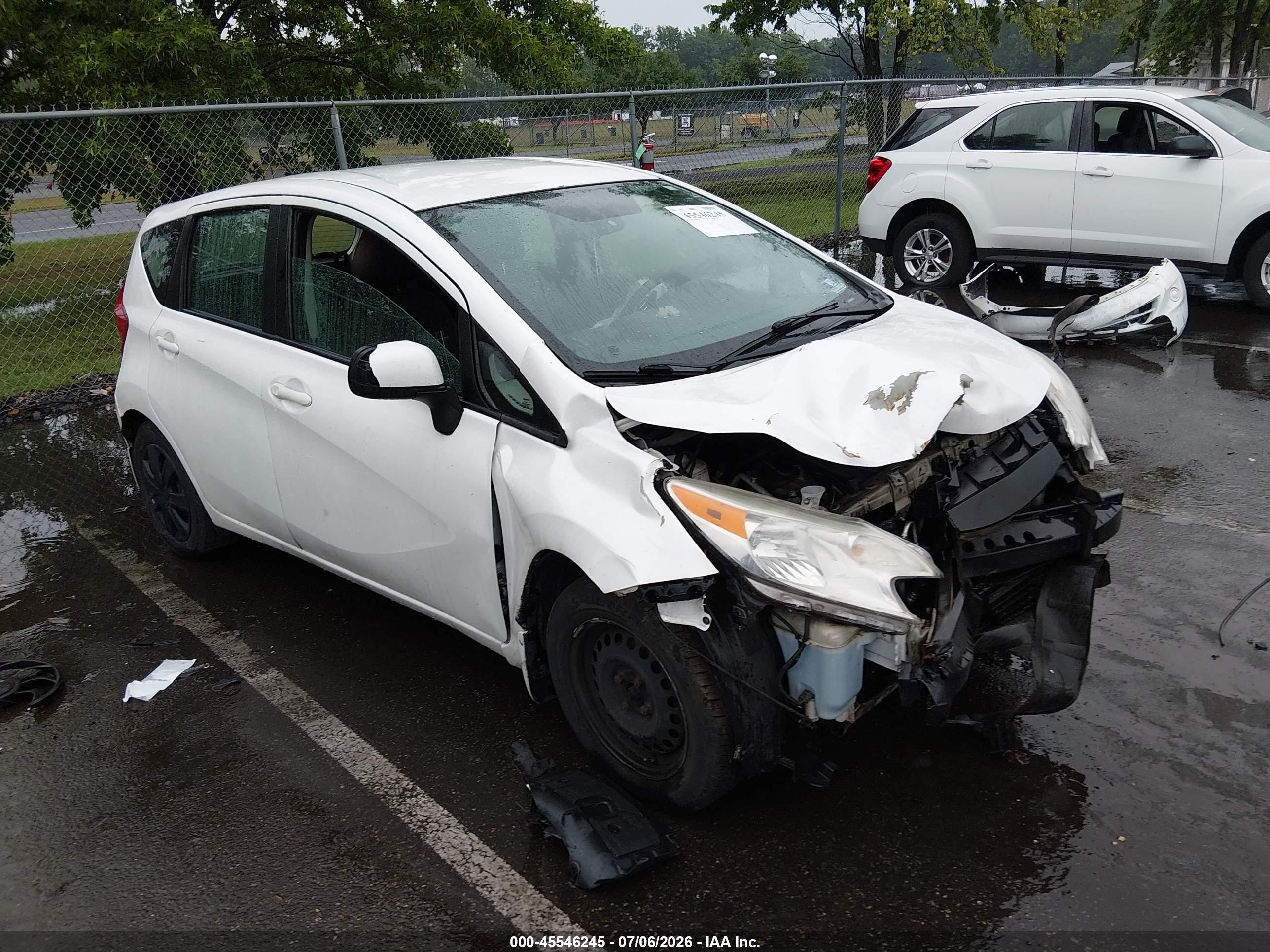 2014 Nissan Versa Note Sv White vin: 3N1CE2CP2EL422321