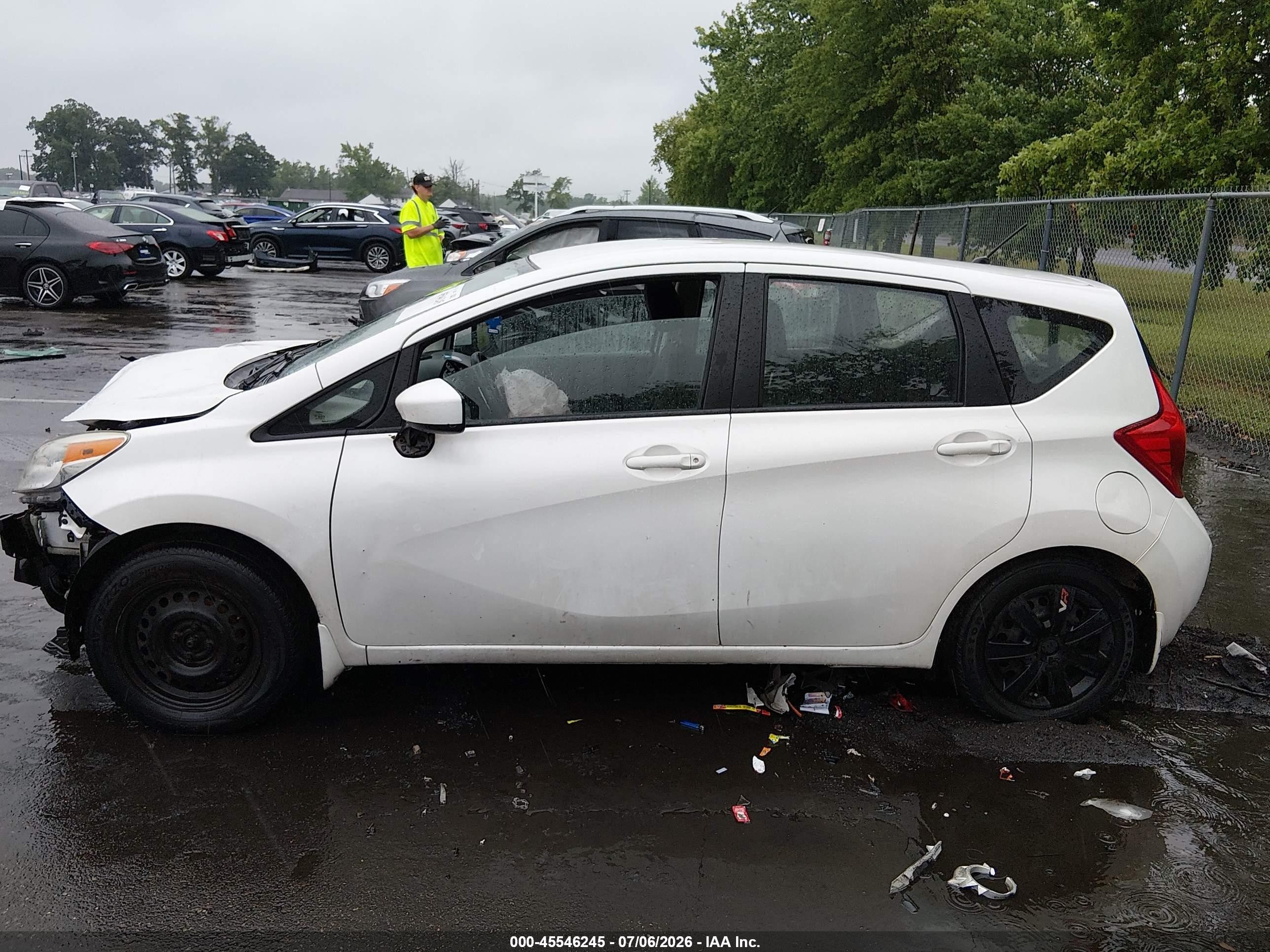 2014 Nissan Versa Note Sv White vin: 3N1CE2CP2EL422321