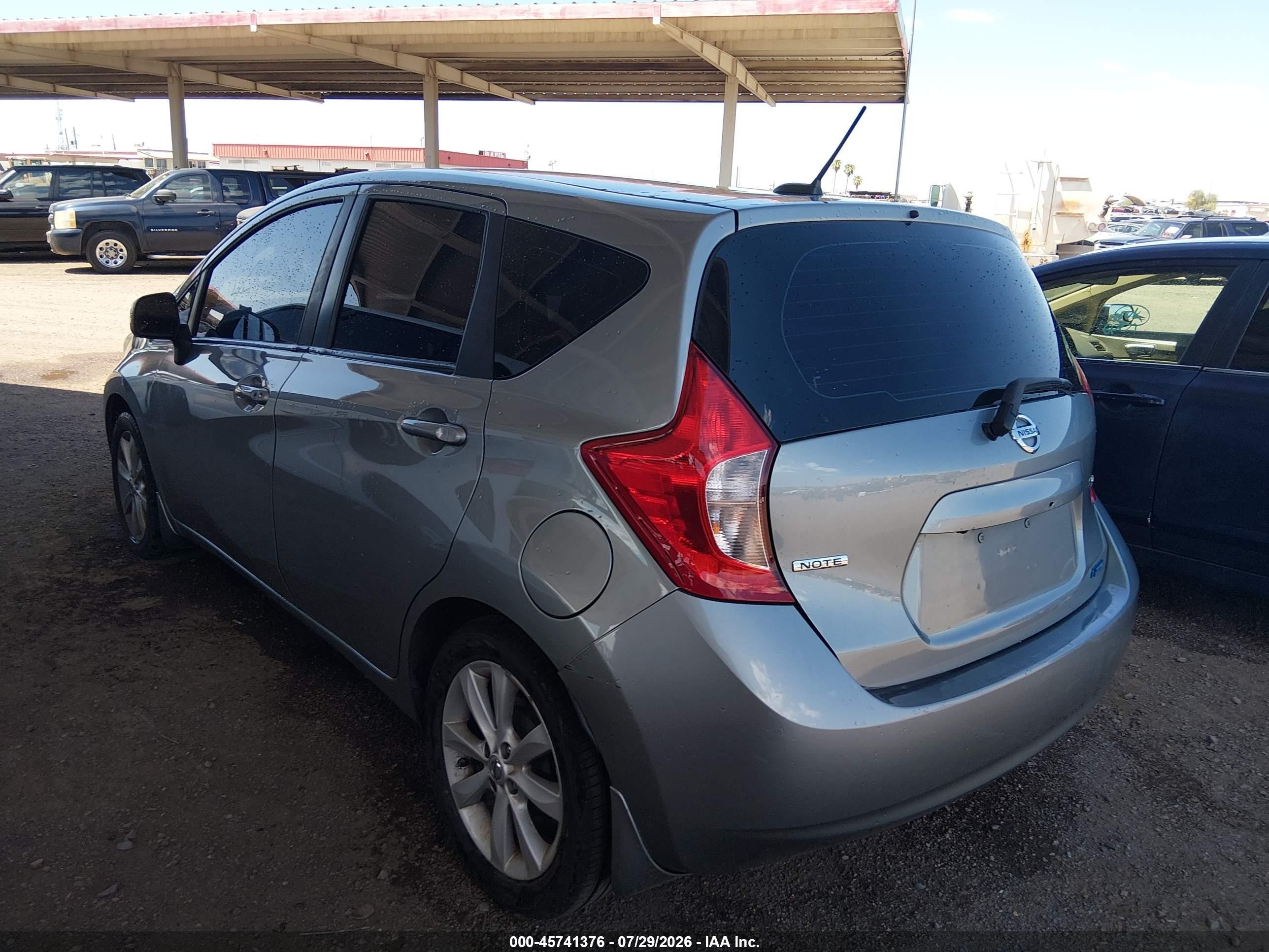 2014 Nissan Versa Note   Gray vin: 3N1CE2CP2EL424618