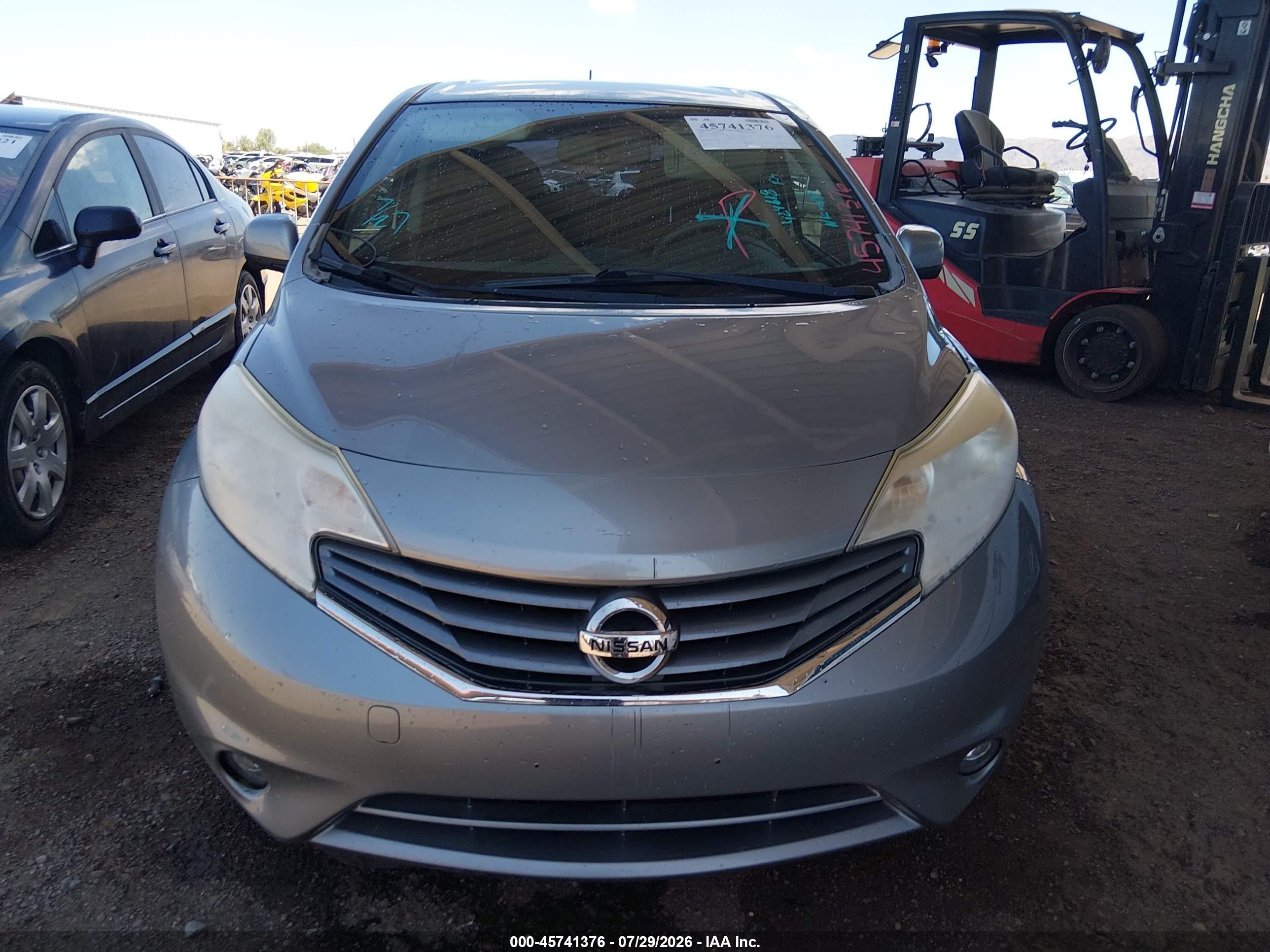 2014 Nissan Versa Note   Gray vin: 3N1CE2CP2EL424618