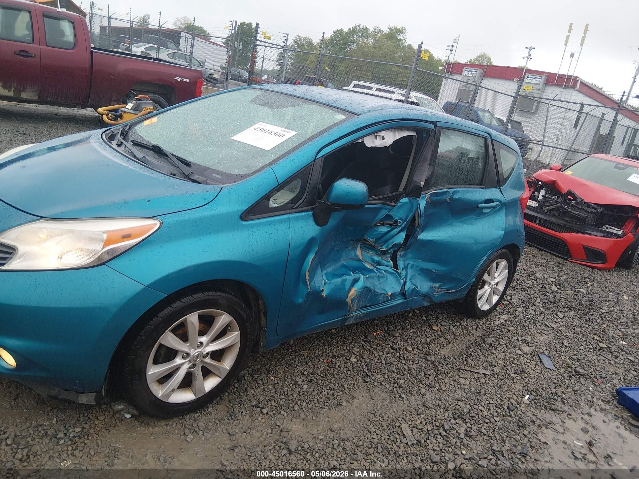 2014 Nissan Versa Note Sv Blue vin: 3N1CE2CP2EL436865