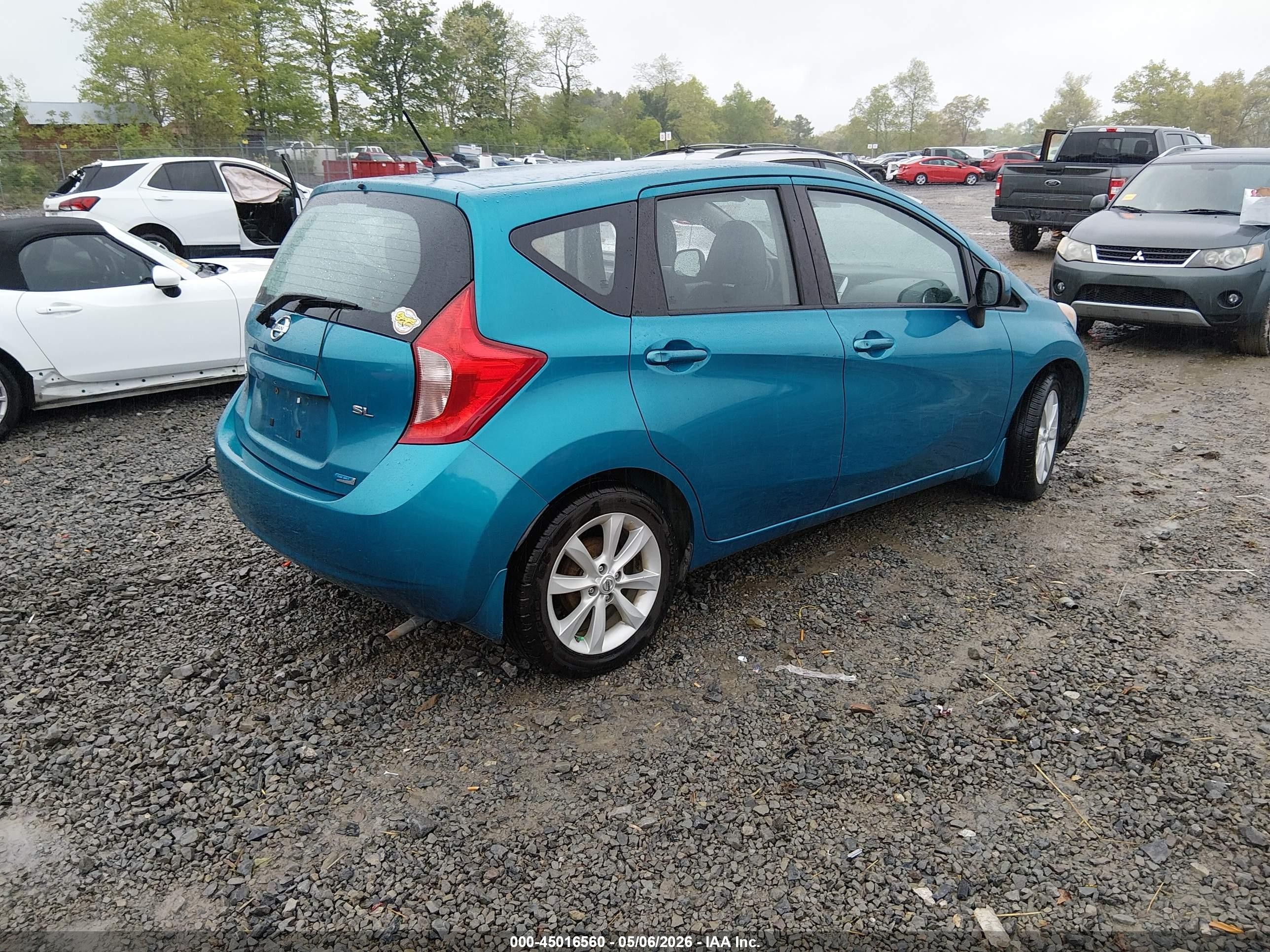 2014 Nissan Versa Note Sv Blue vin: 3N1CE2CP2EL436865