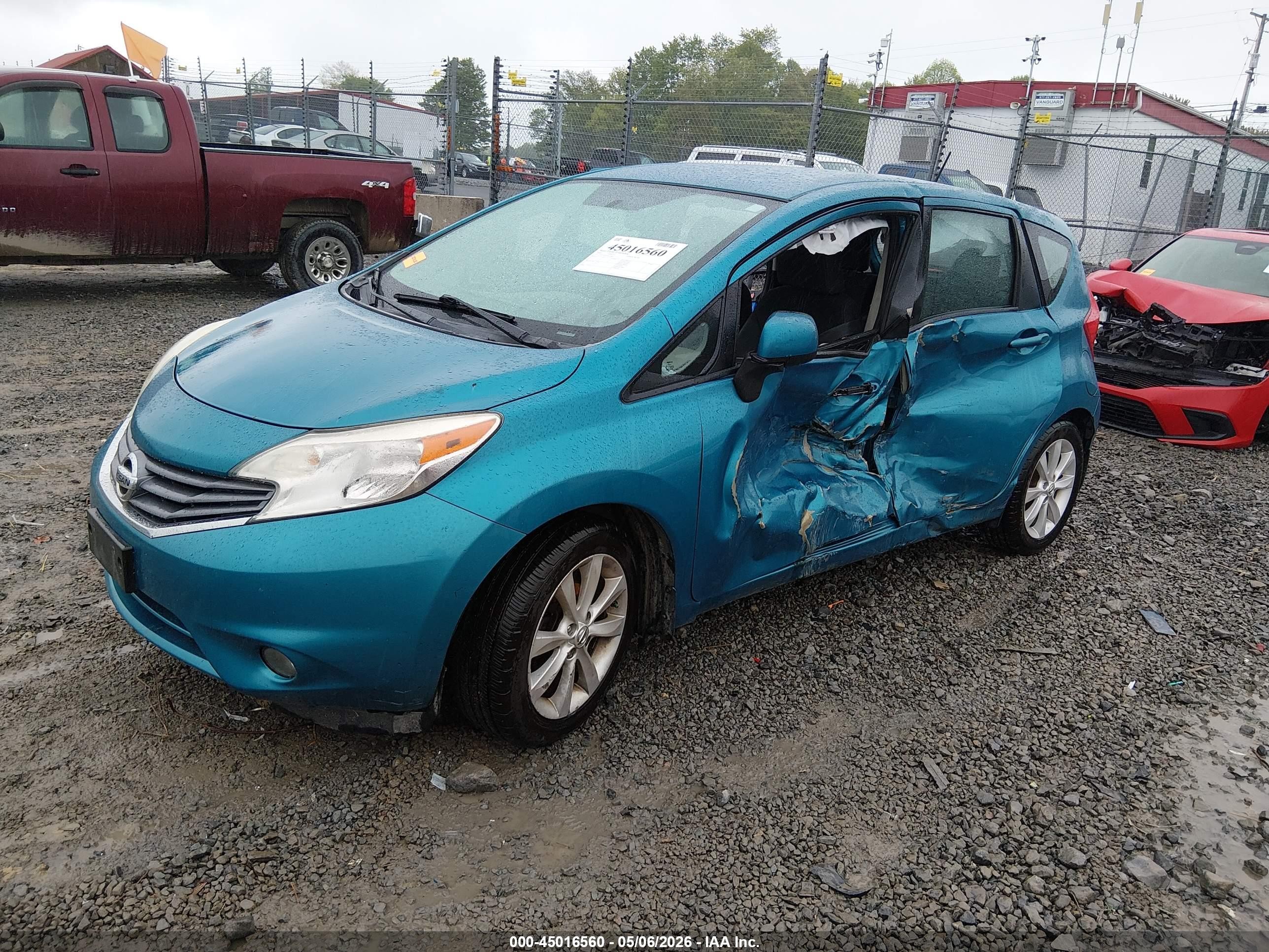 2014 Nissan Versa Note Sv Blue vin: 3N1CE2CP2EL436865