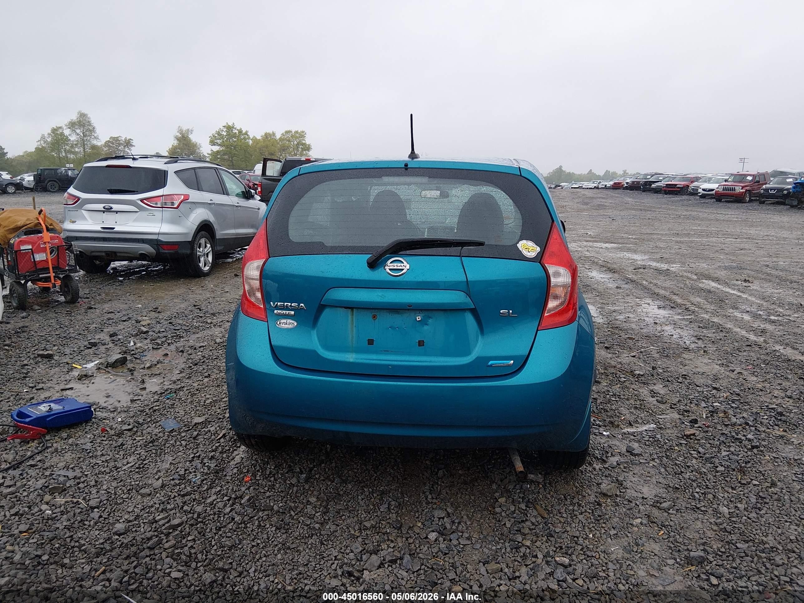 2014 Nissan Versa Note Sv Blue vin: 3N1CE2CP2EL436865