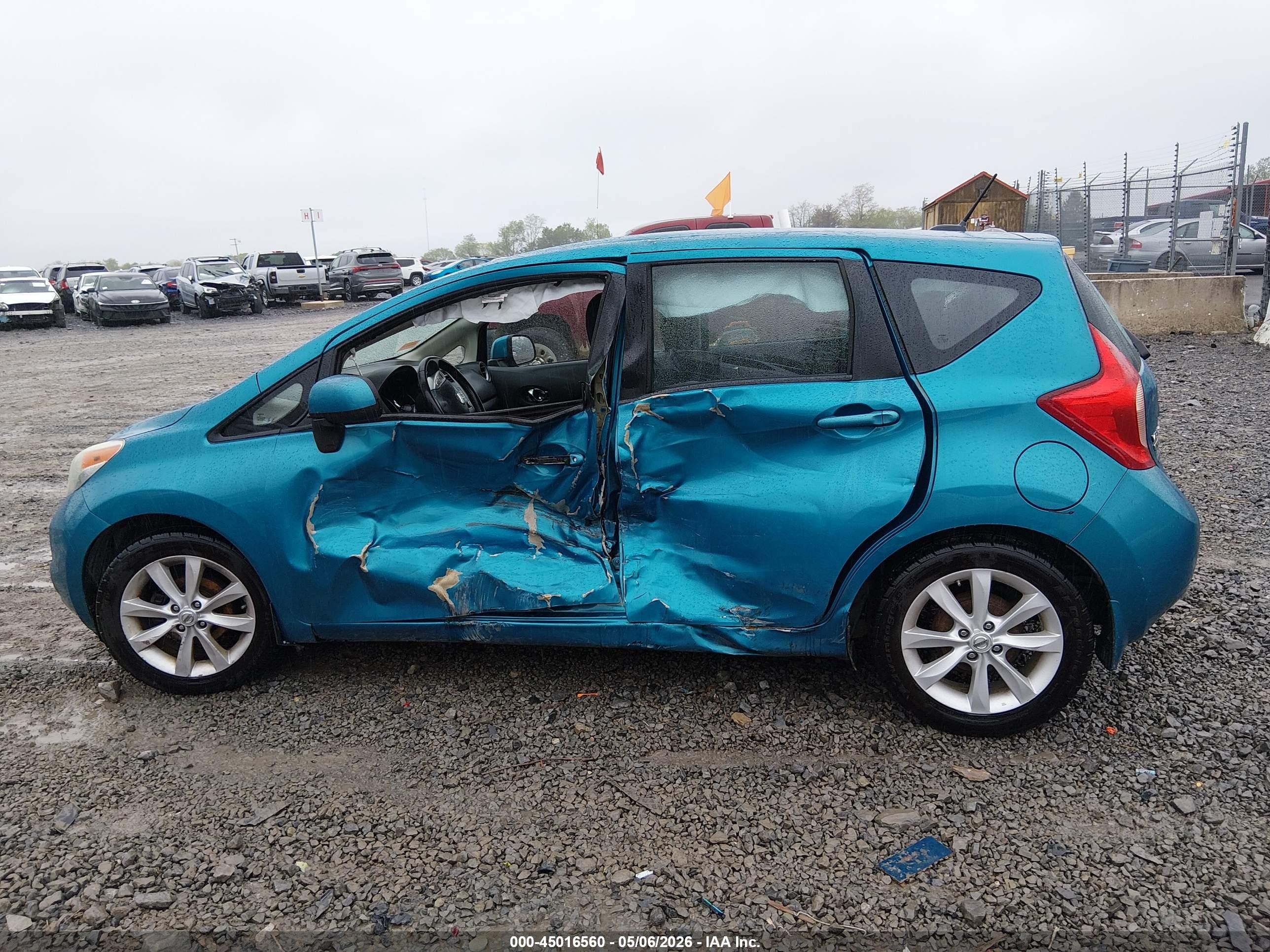 2014 Nissan Versa Note Sv Blue vin: 3N1CE2CP2EL436865