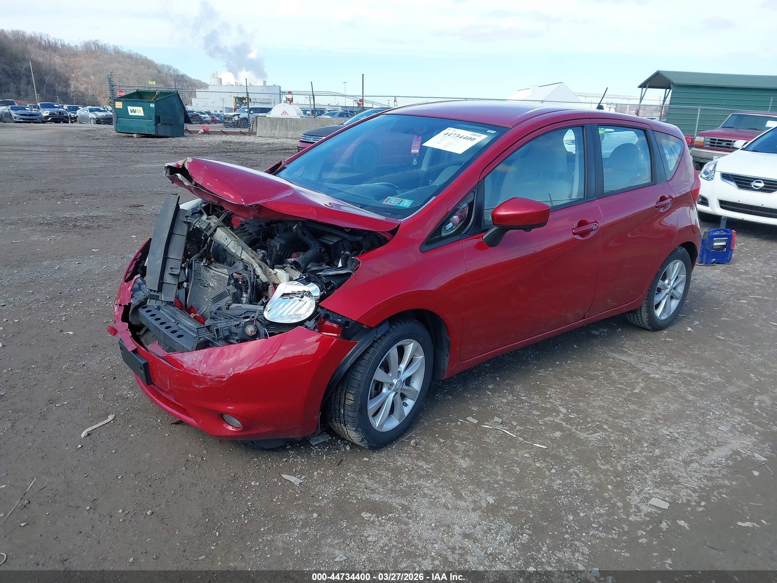2015 Nissan Versa Note Sl Red vin: 3N1CE2CP2FL356029