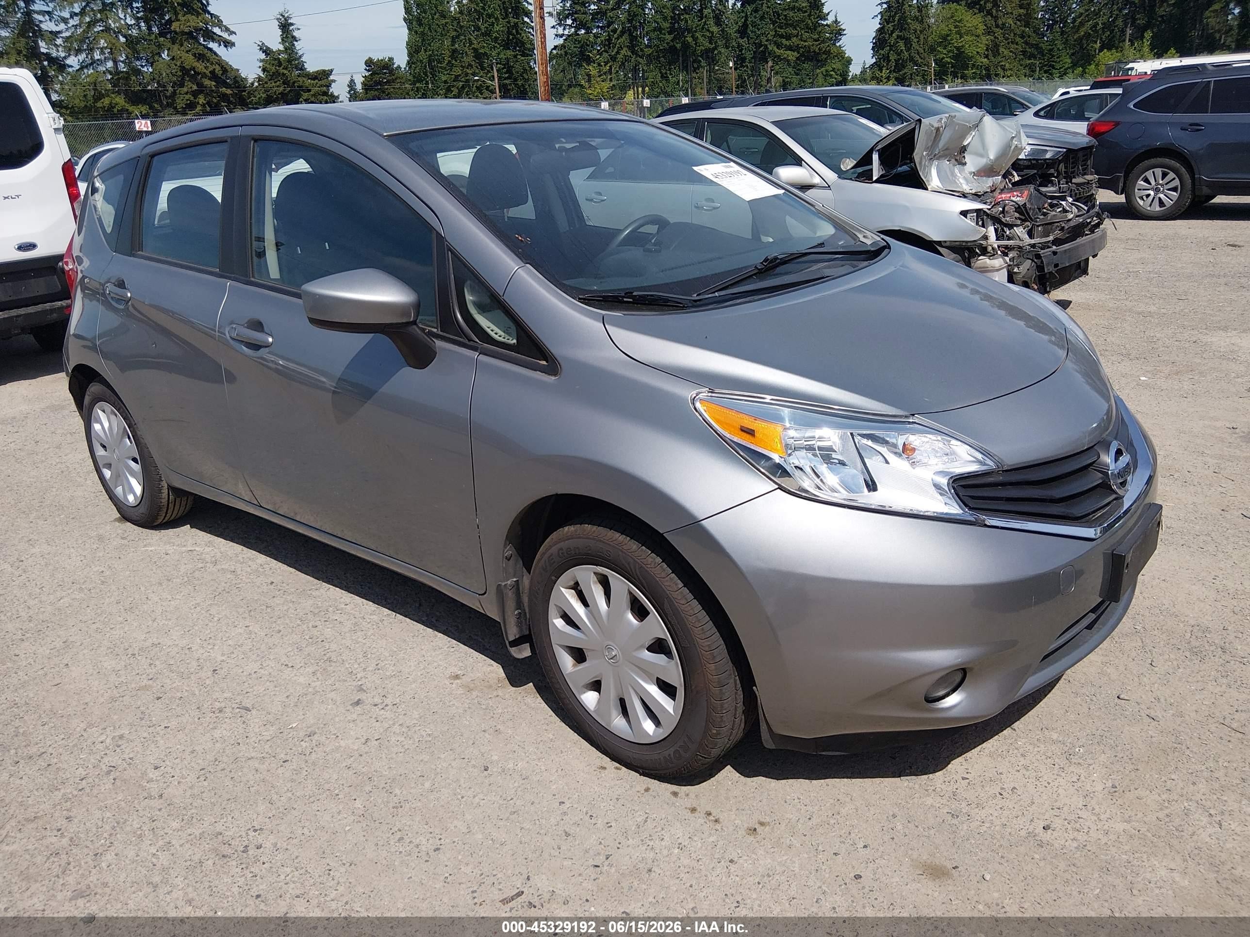 2015 Nissan Versa Note S (sr)/s Plus/sl/sr/sv Silver vin: 3N1CE2CP2FL358296