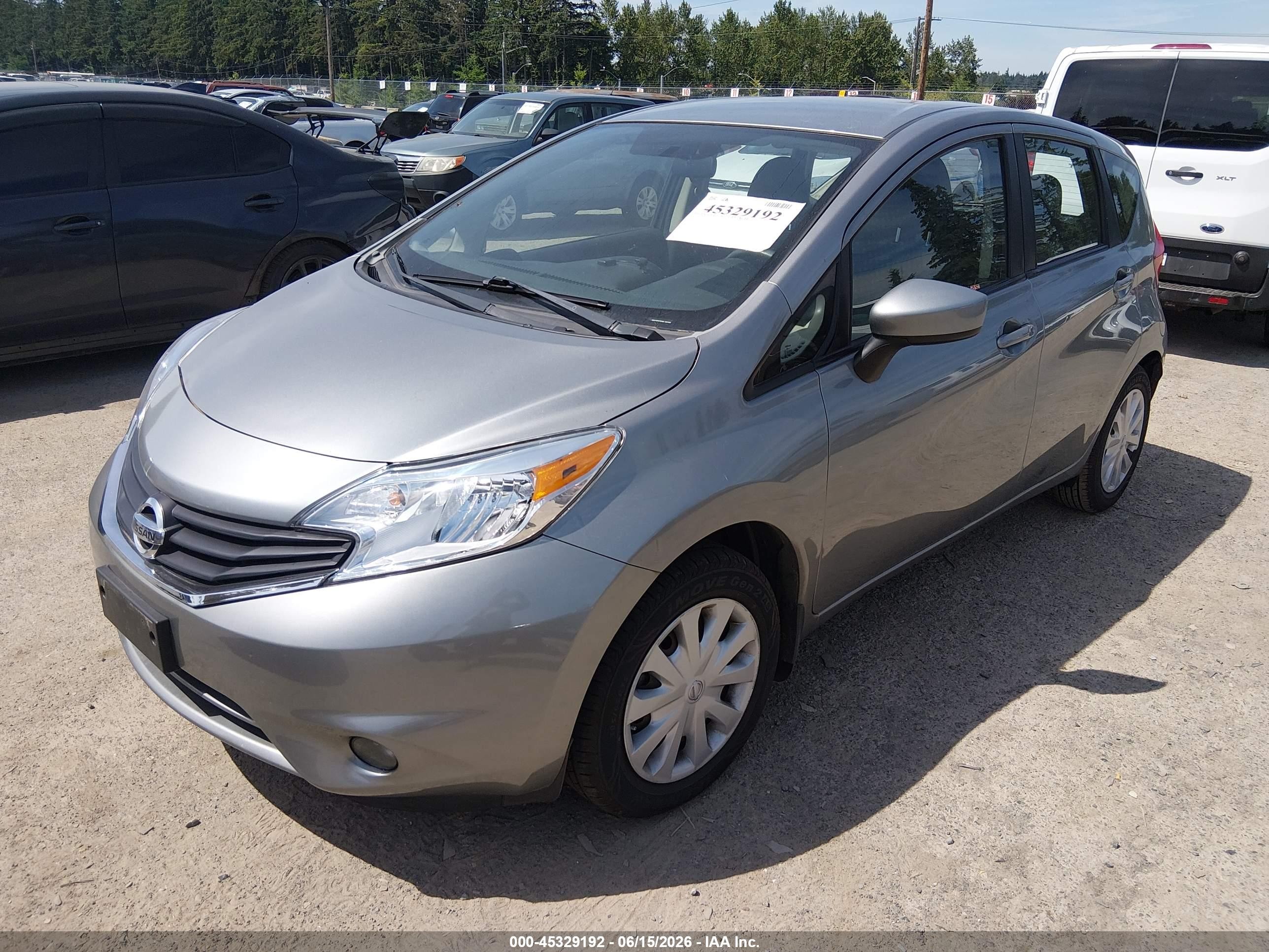 2015 Nissan Versa Note S (sr)/s Plus/sl/sr/sv Silver vin: 3N1CE2CP2FL358296