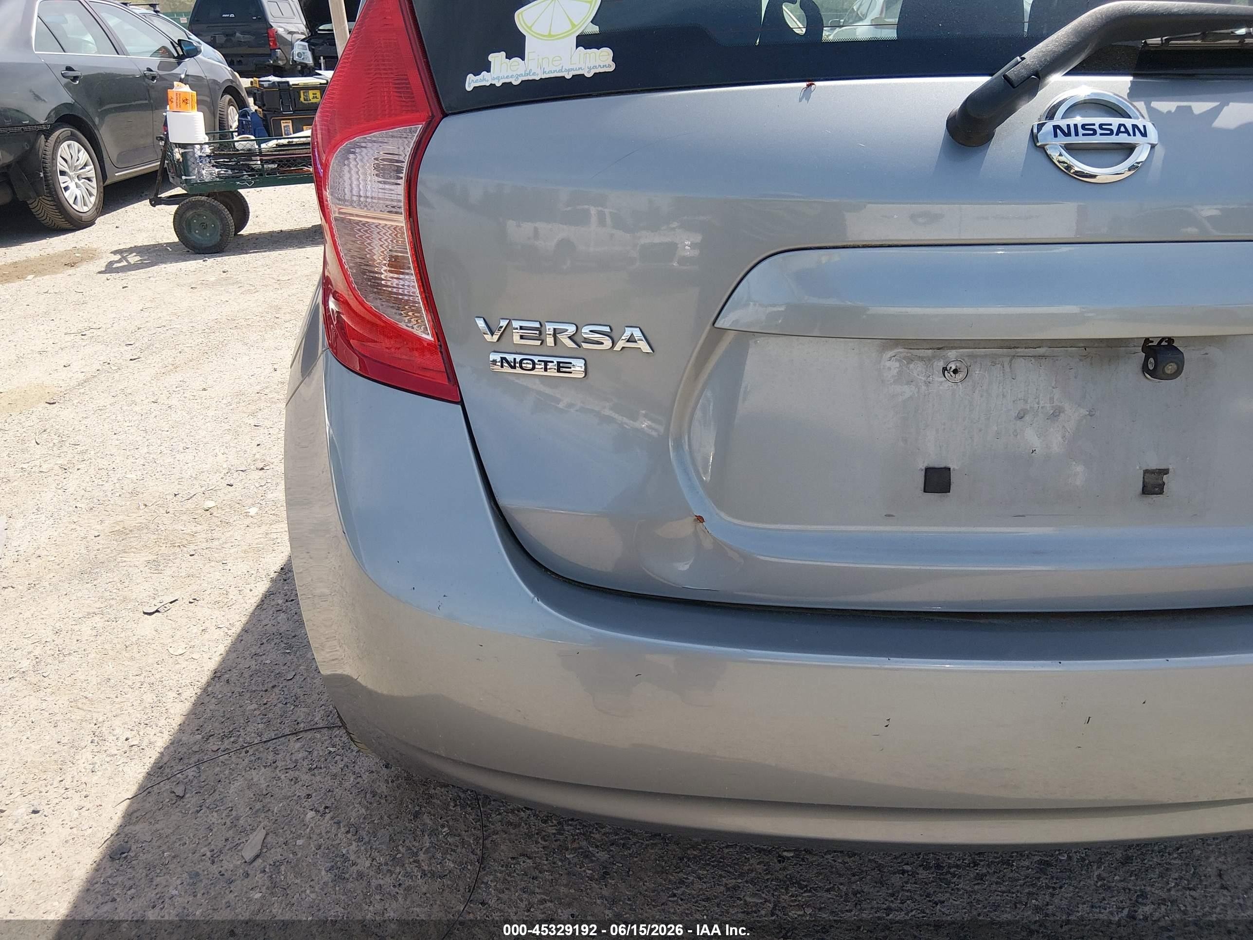 2015 Nissan Versa Note S (sr)/s Plus/sl/sr/sv Silver vin: 3N1CE2CP2FL358296