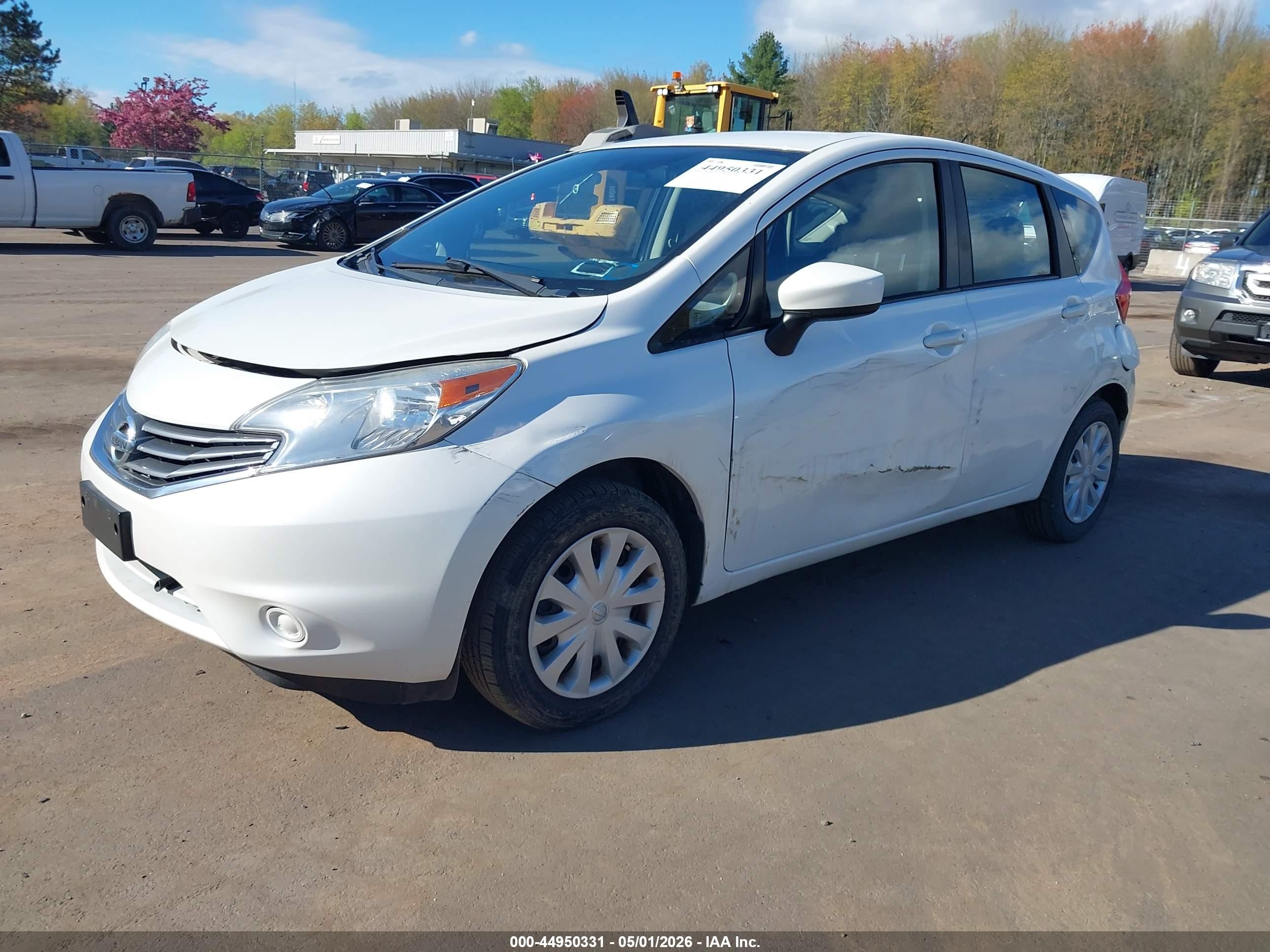 2015 Nissan Versa Note S (sr)/s Plus/sl/sr/sv White vin: 3N1CE2CP2FL363806