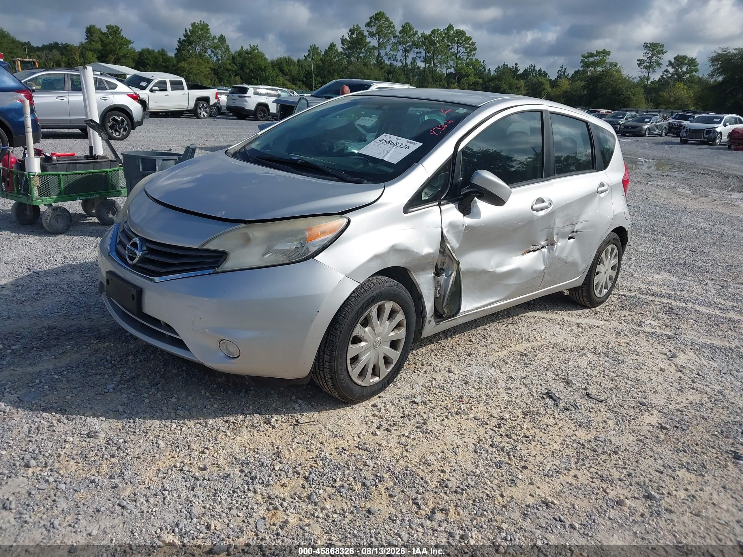 2015 Nissan Versa Note S (sr)/s Plus/sl/sr/sv Silver vin: 3N1CE2CP2FL379147