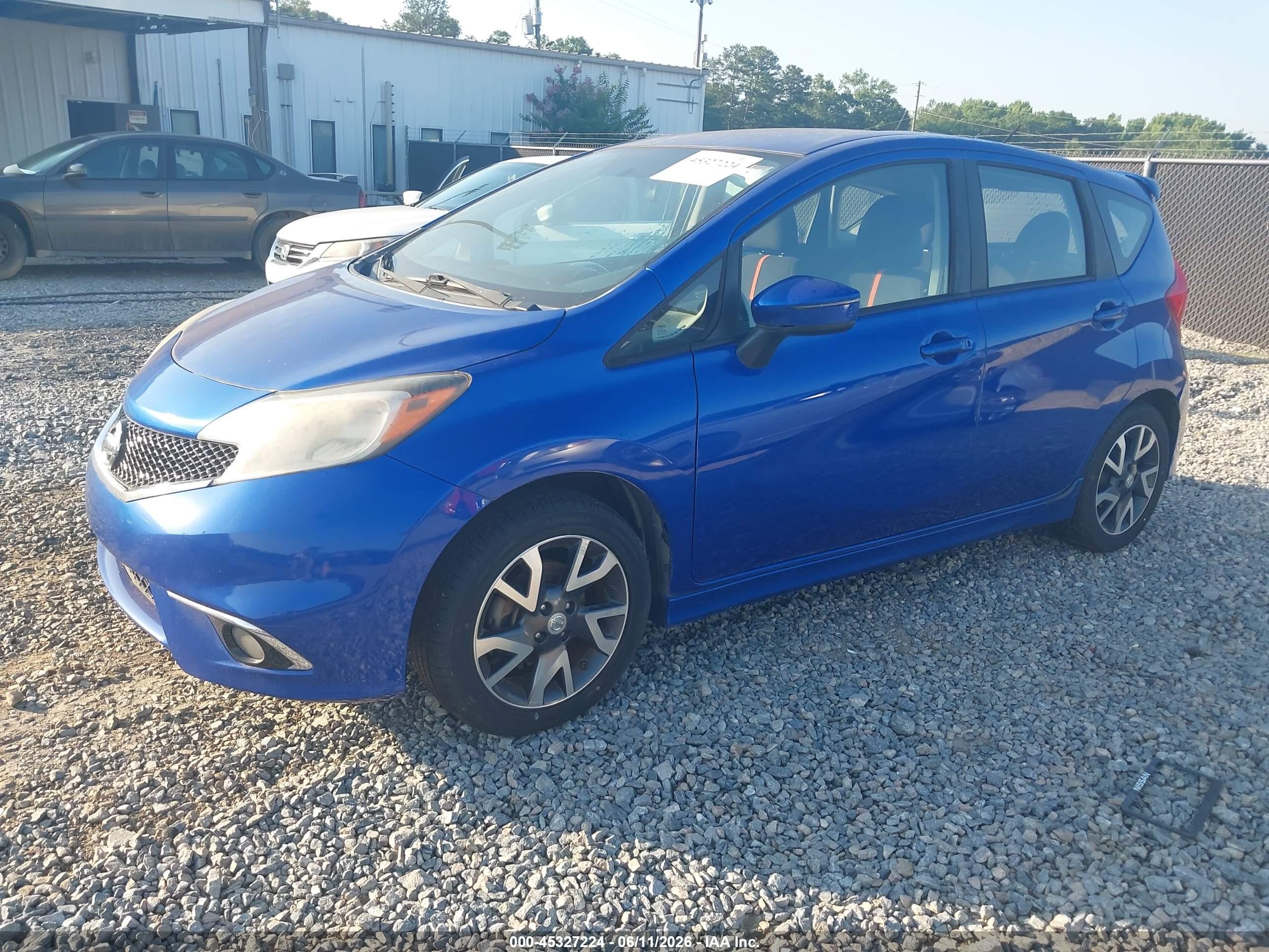 2015 Nissan Versa Note Sr Синий vin: 3N1CE2CP2FL398264
