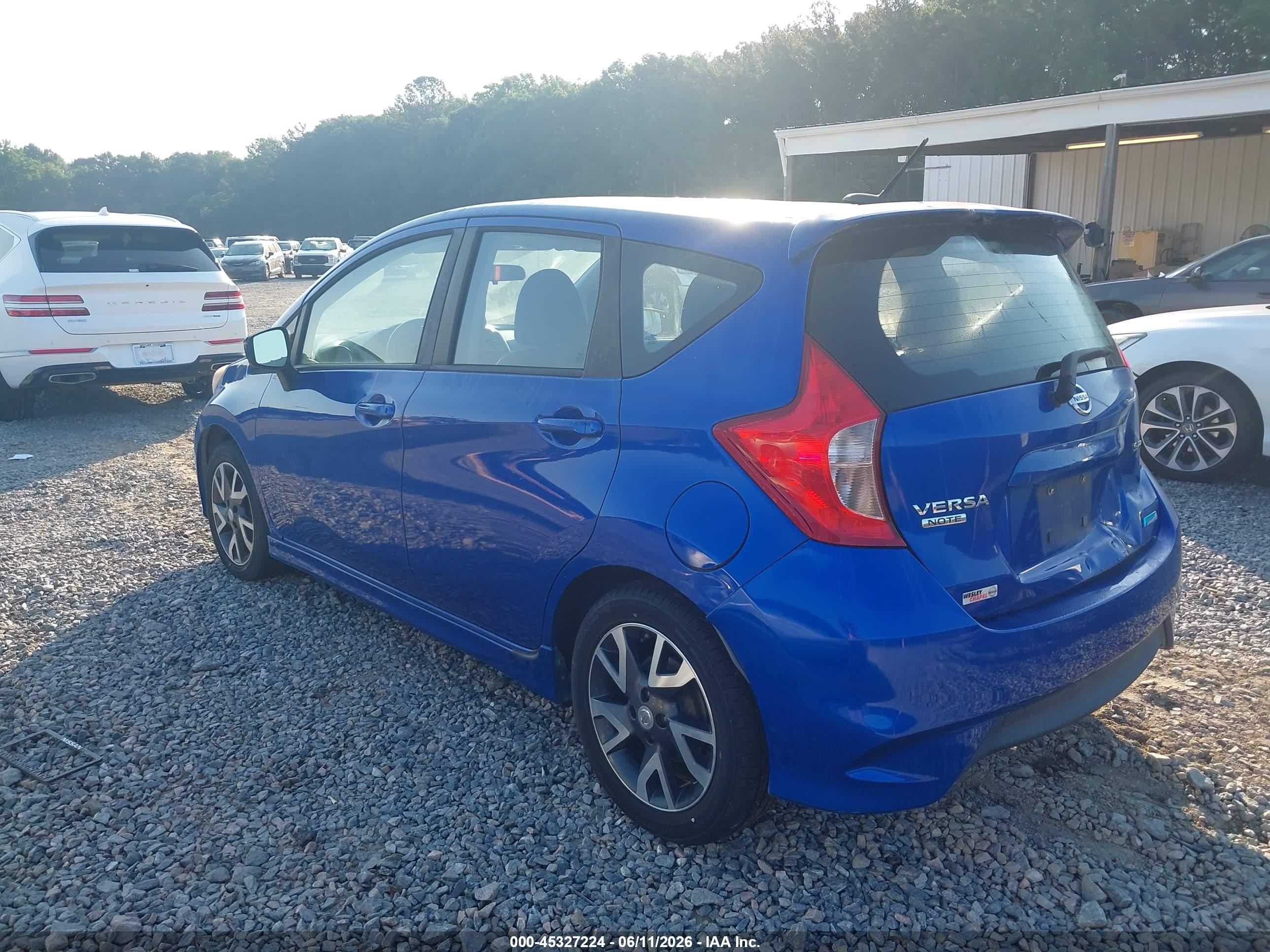 2015 Nissan Versa Note Sr Синий vin: 3N1CE2CP2FL398264