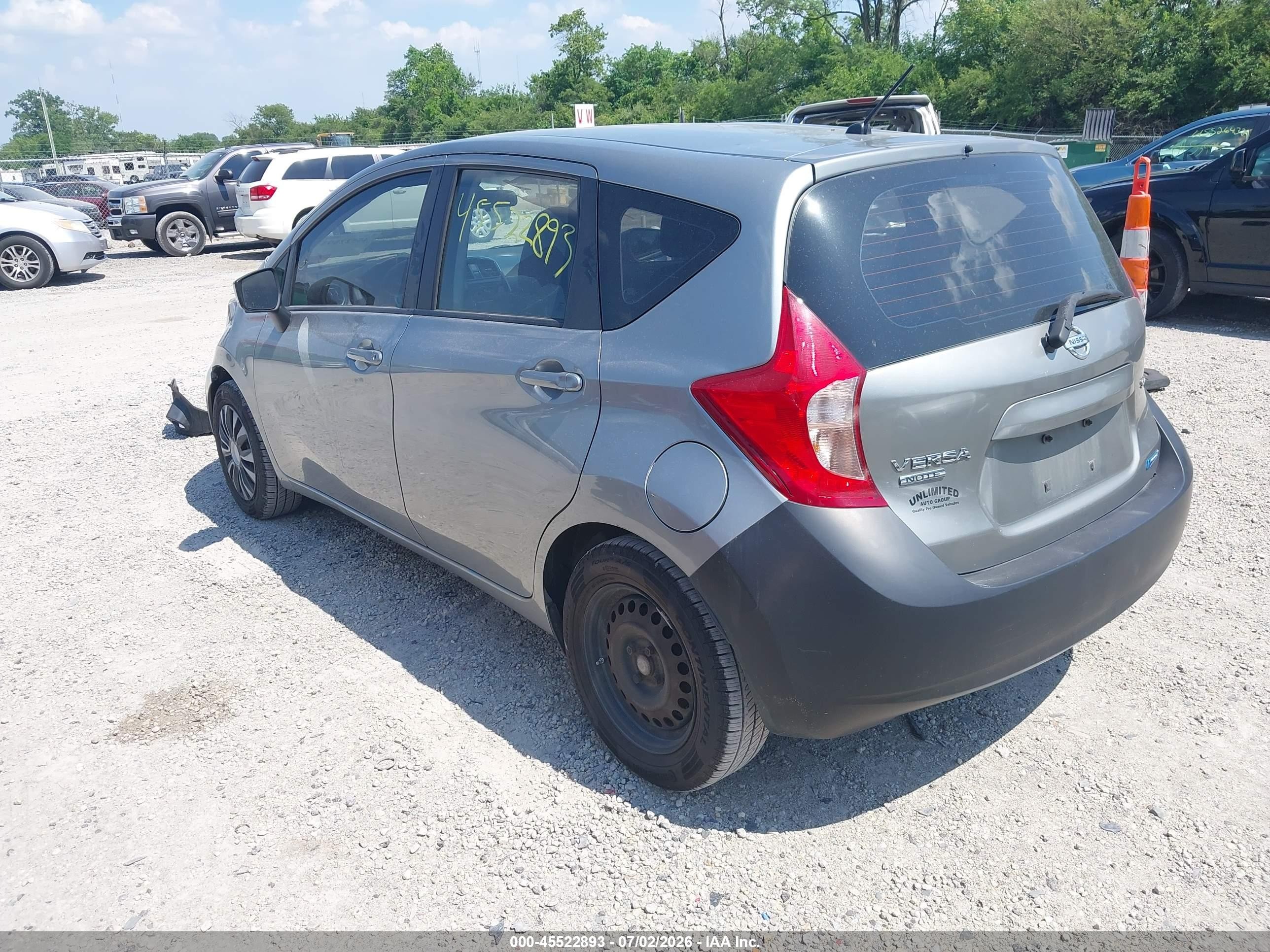 2015 Nissan Versa Note S (sr)/s Plus/sl/sr/sv Silver vin: 3N1CE2CP2FL406749