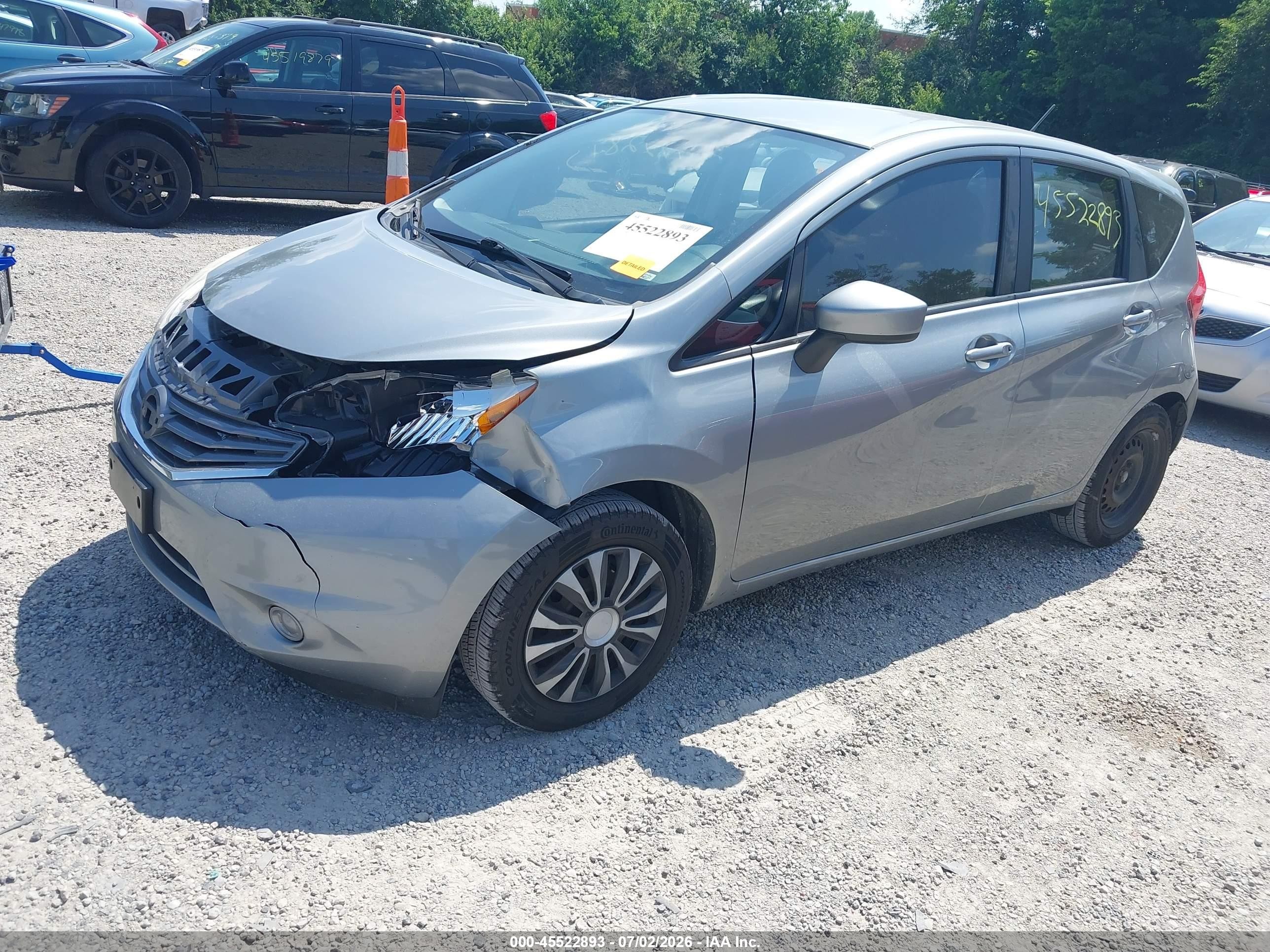 2015 Nissan Versa Note S (sr)/s Plus/sl/sr/sv Silver vin: 3N1CE2CP2FL406749