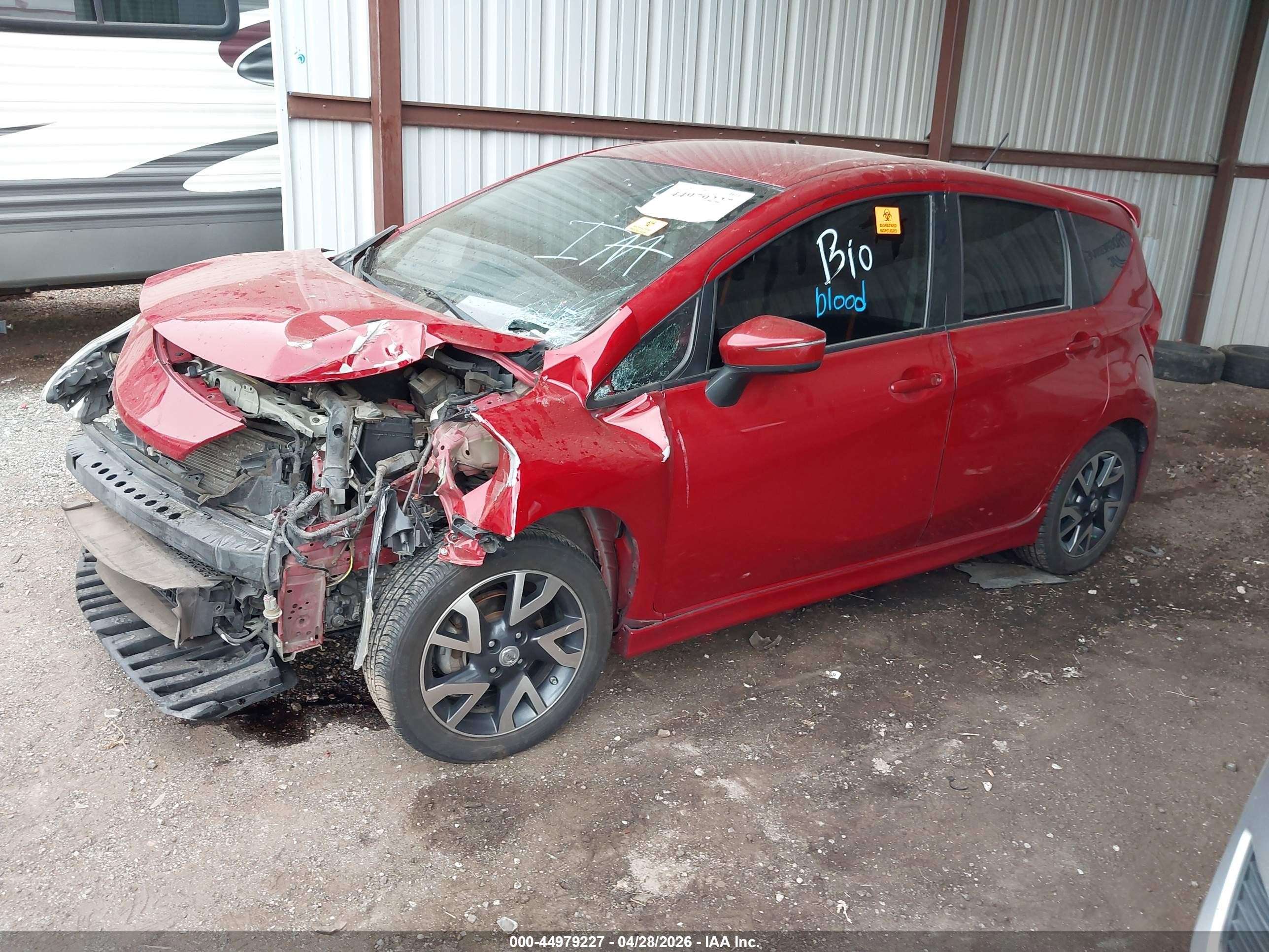 2015 Nissan Versa Note Sr Red vin: 3N1CE2CP2FL414012