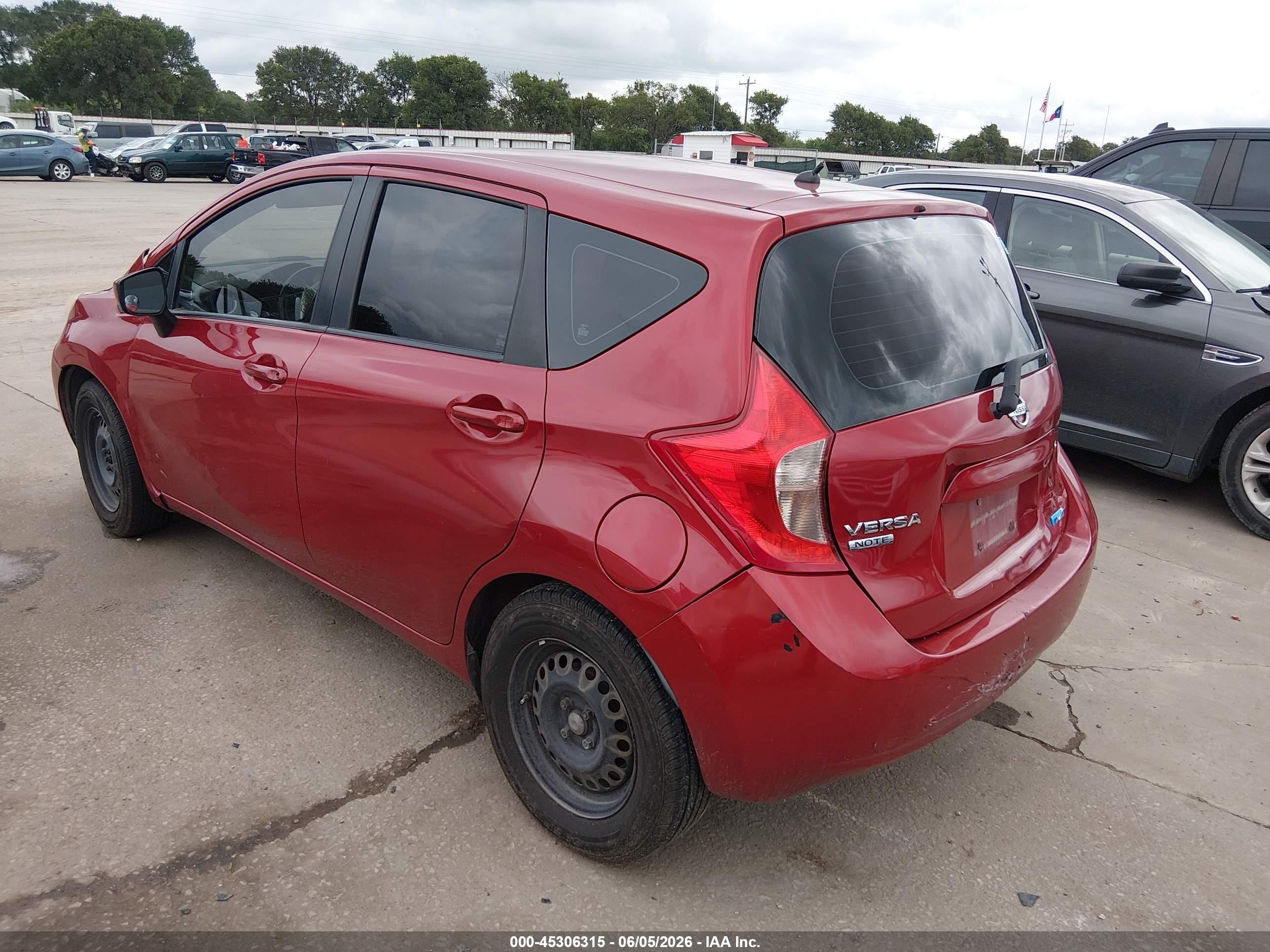 2015 Nissan Versa Note S (sr)/s Plus/sl/sr/sv Red vin: 3N1CE2CP2FL420358
