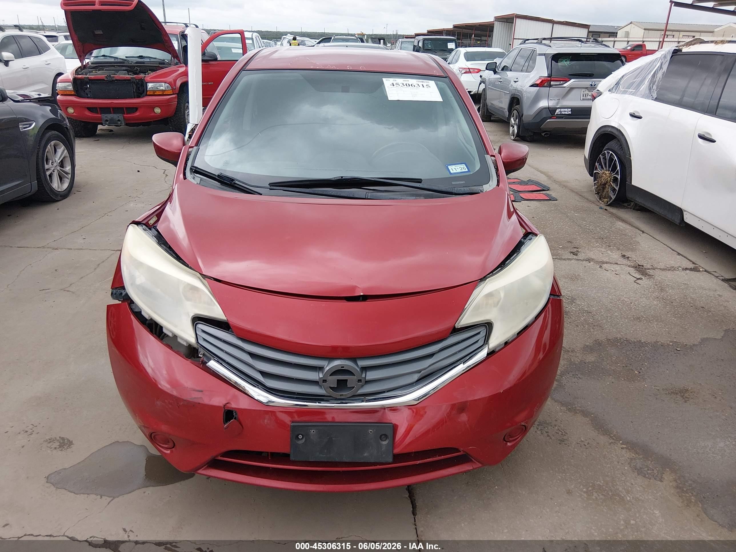 2015 Nissan Versa Note S (sr)/s Plus/sl/sr/sv Red vin: 3N1CE2CP2FL420358