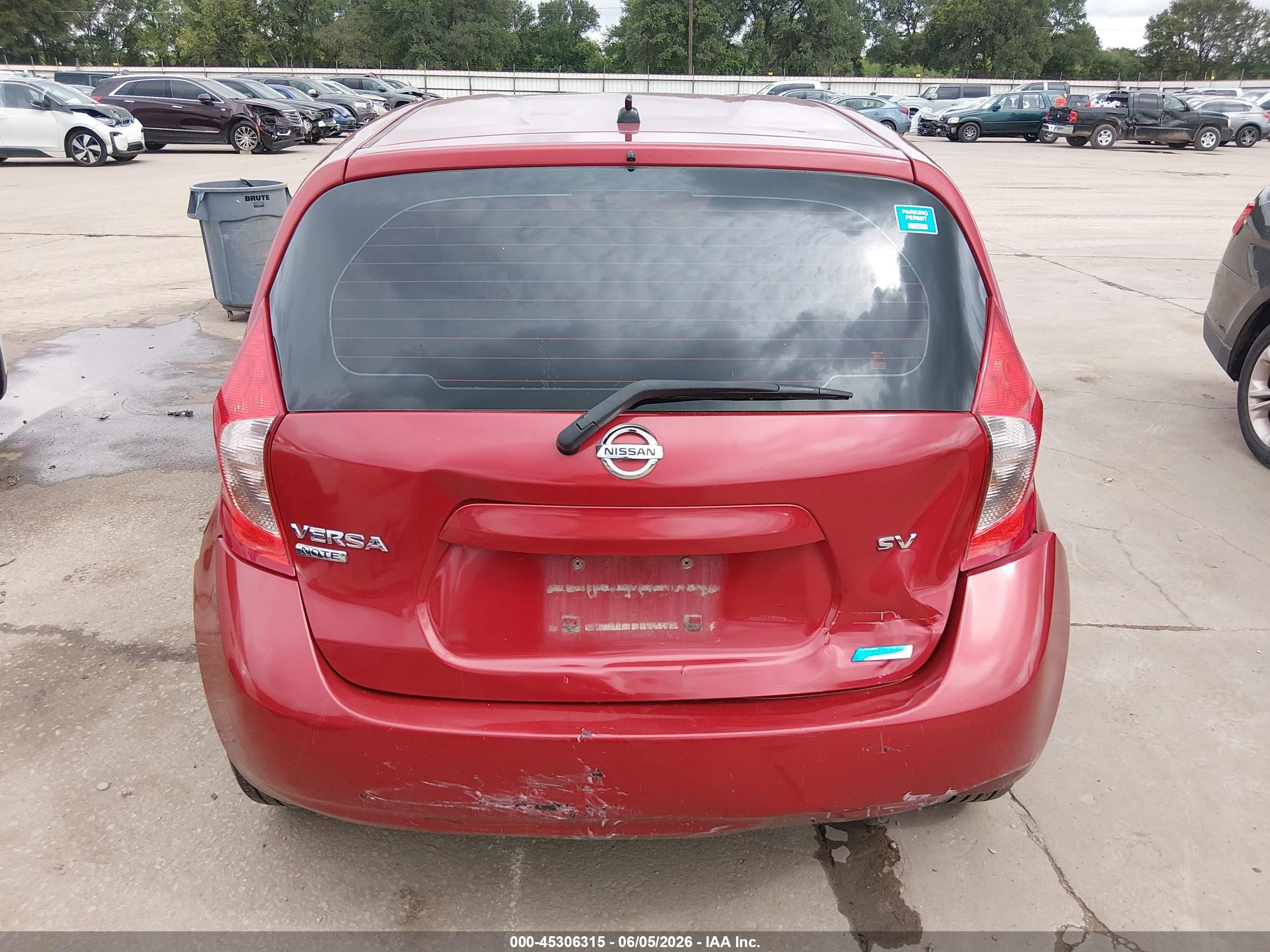 2015 Nissan Versa Note S (sr)/s Plus/sl/sr/sv Red vin: 3N1CE2CP2FL420358