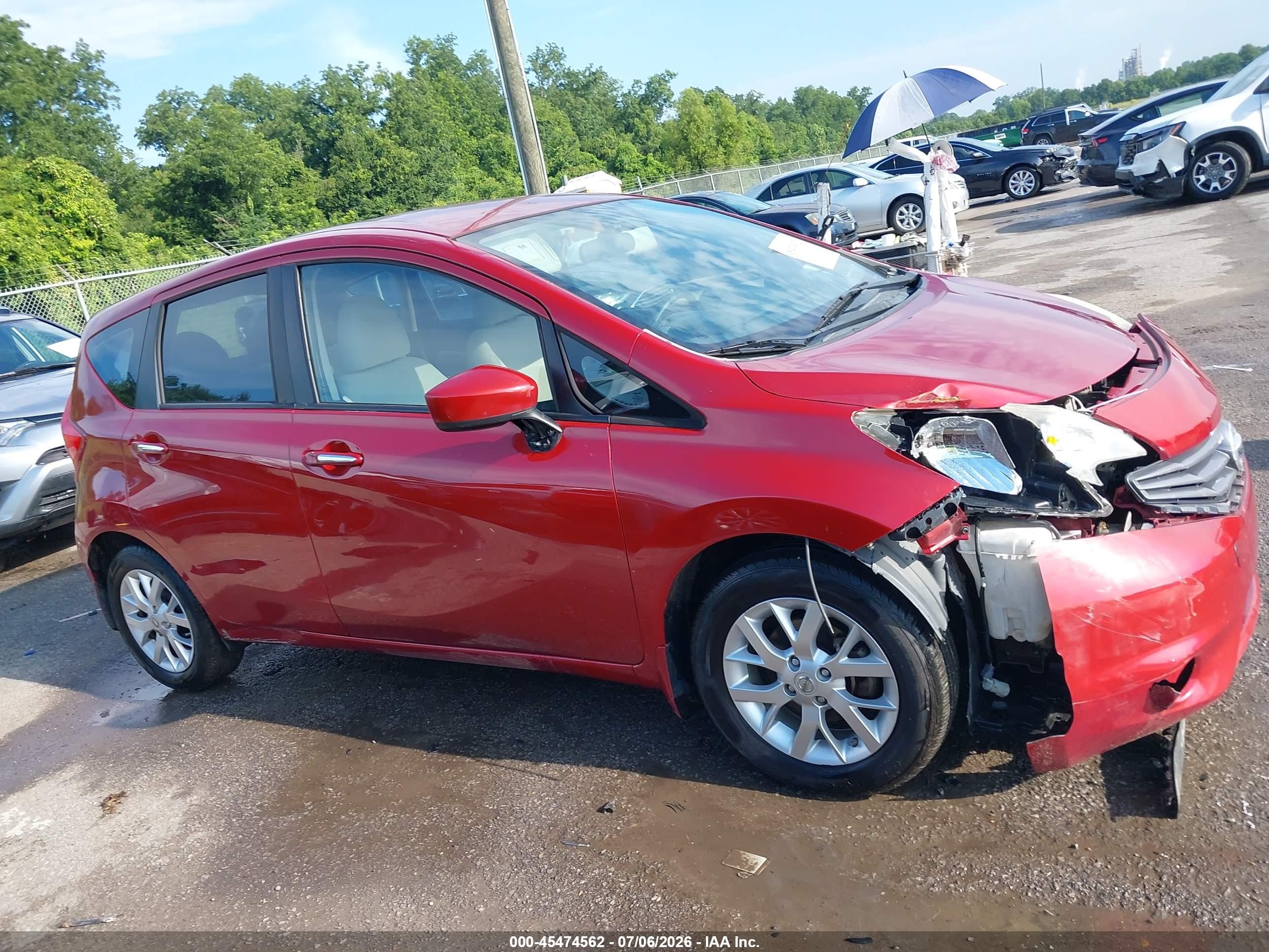2015 Nissan Versa Note Sv Red vin: 3N1CE2CP2FL428217