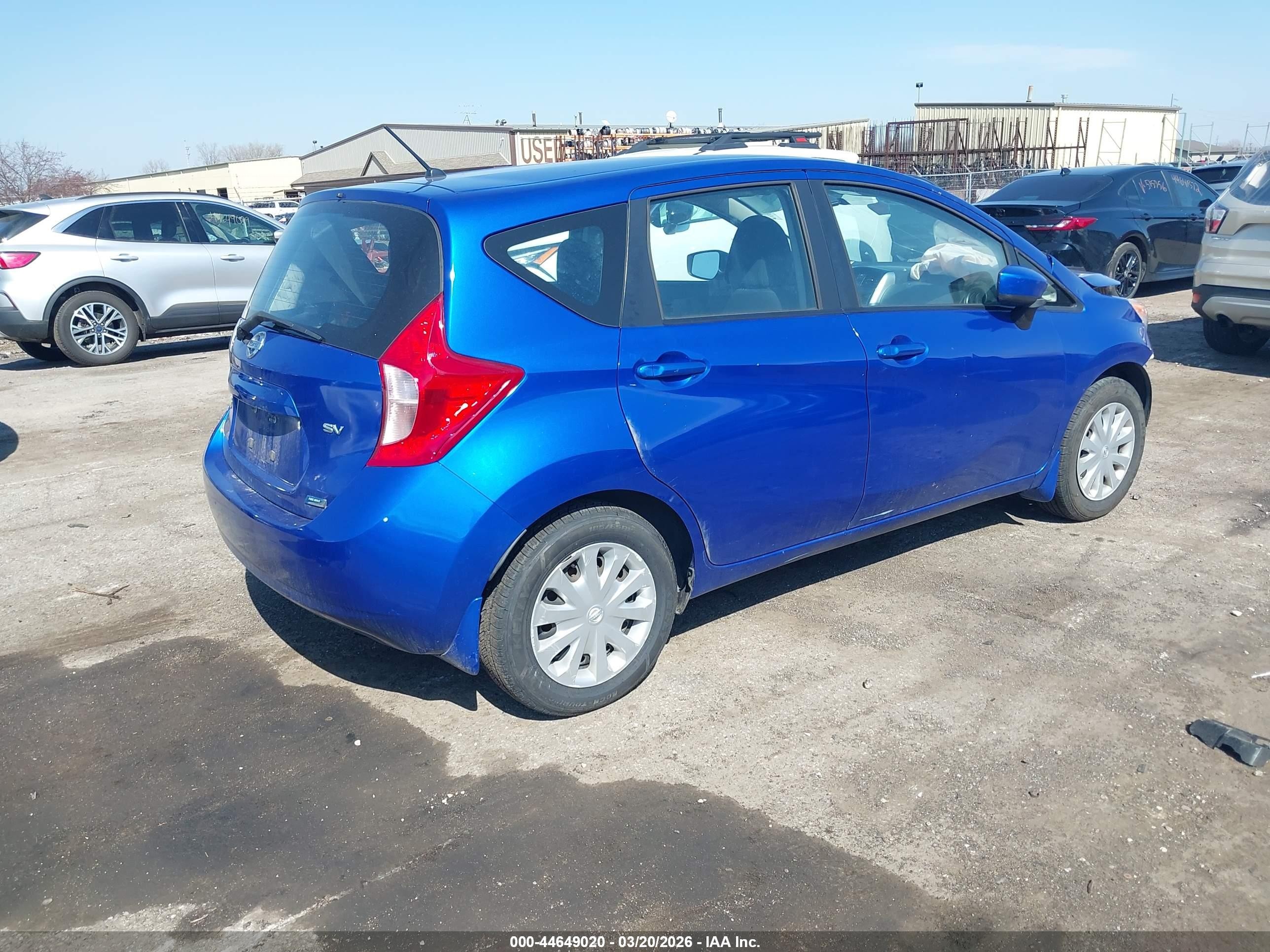 2015 Nissan Versa Note Sv Blue vin: 3N1CE2CP2FL433725
