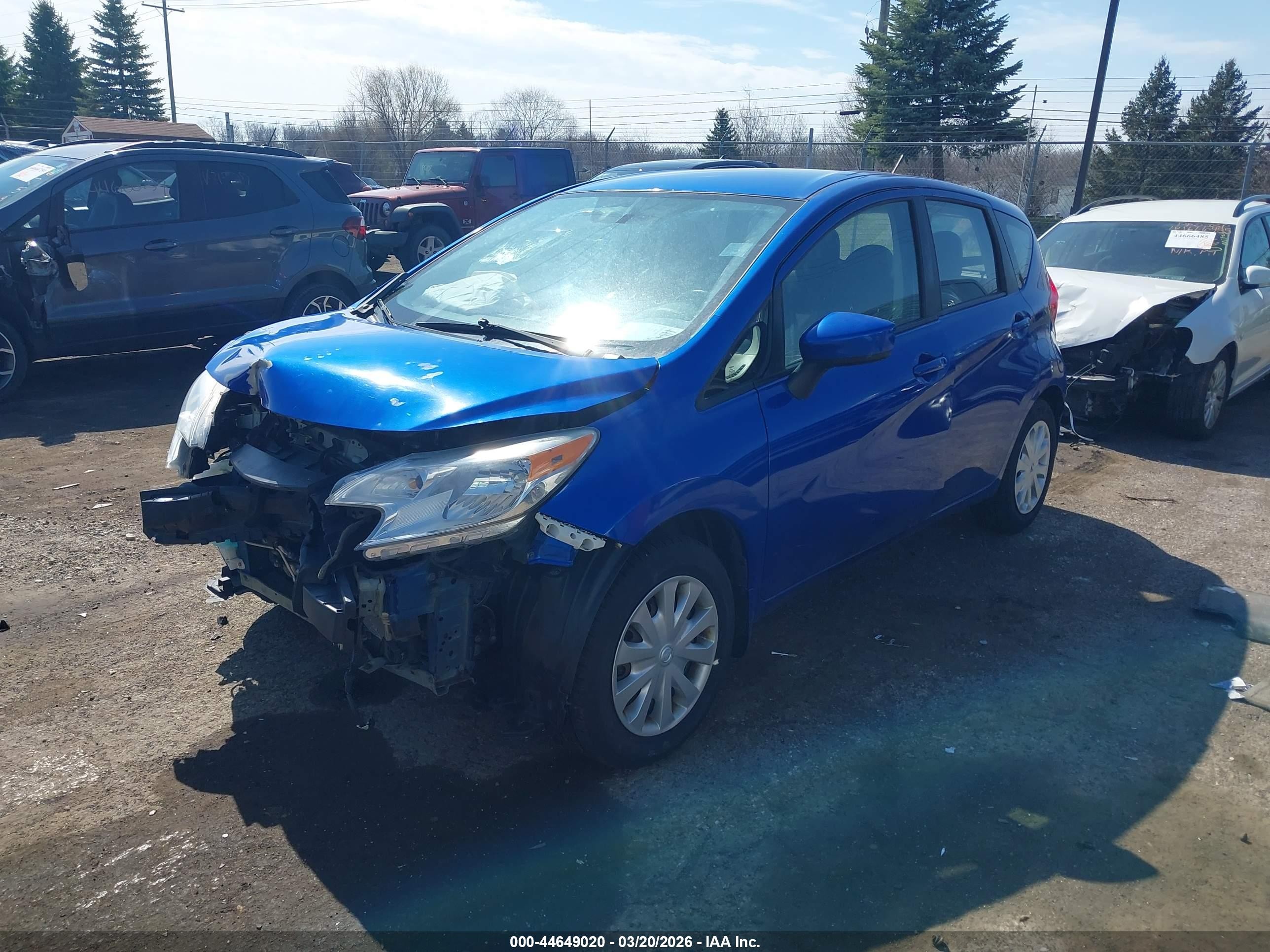 2015 Nissan Versa Note Sv Blue vin: 3N1CE2CP2FL433725