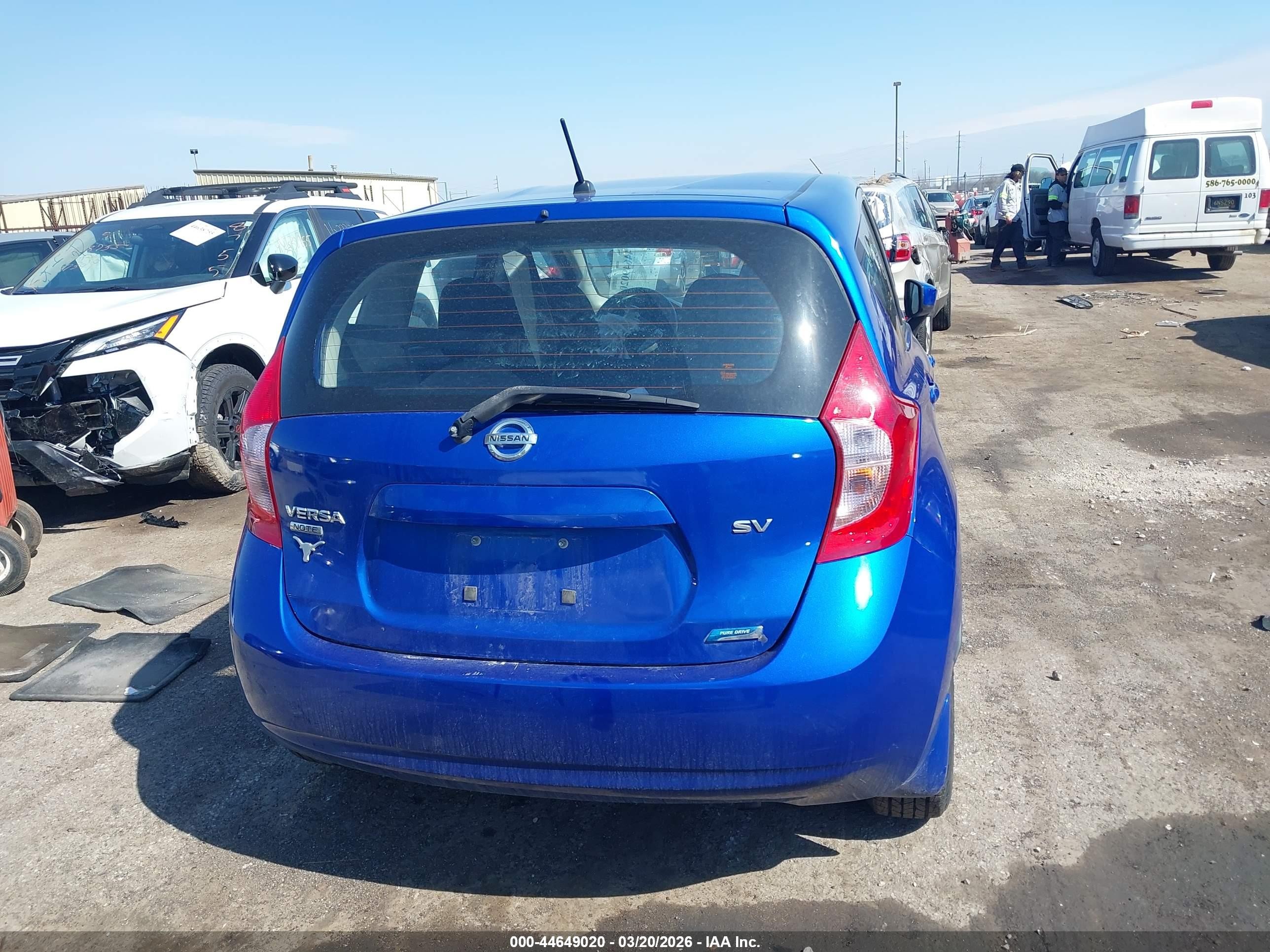 2015 Nissan Versa Note Sv Blue vin: 3N1CE2CP2FL433725
