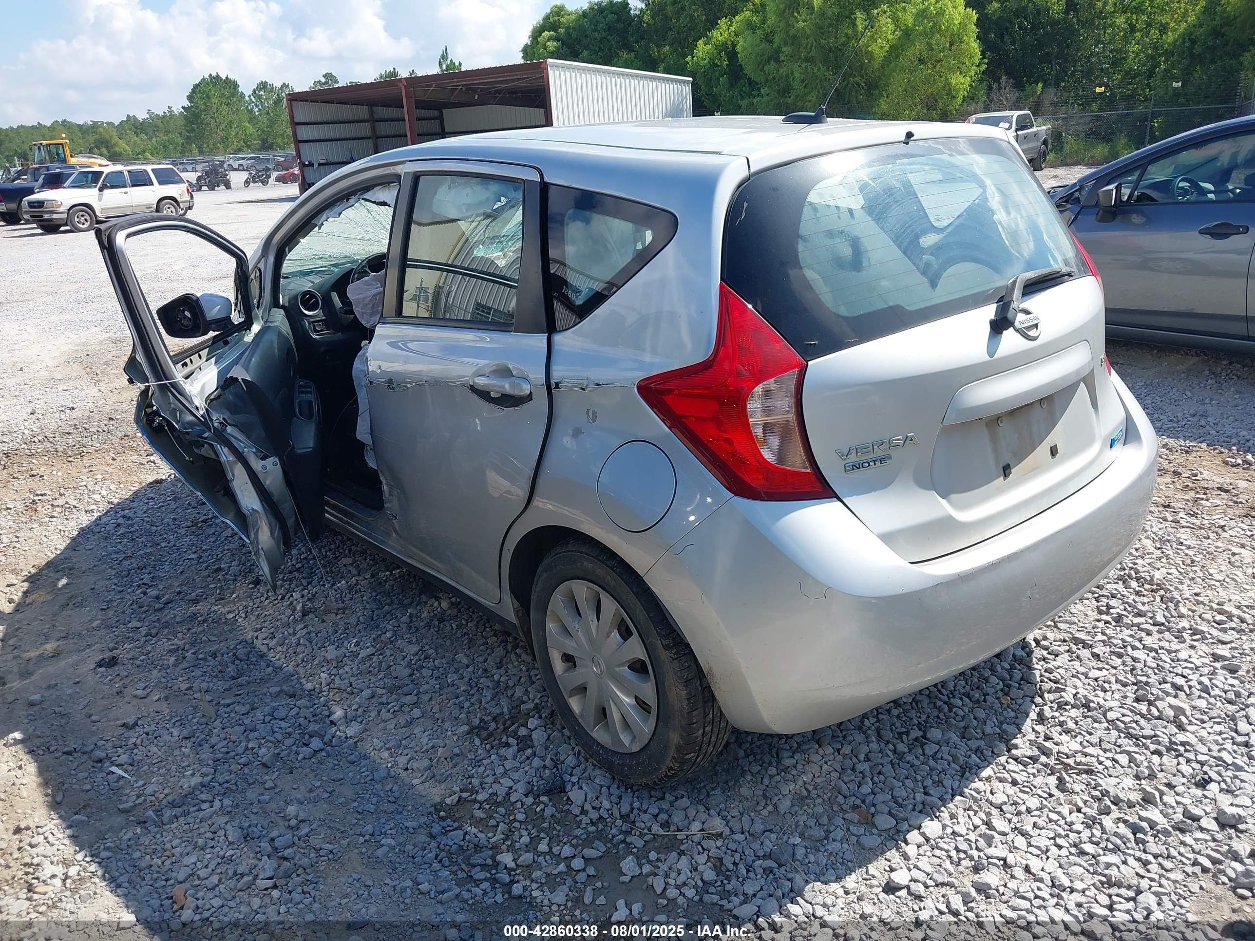 2016 Nissan Versa Note S (sr)/s Plus/sl/sr/sv Silver vin: 3N1CE2CP2GL351351
