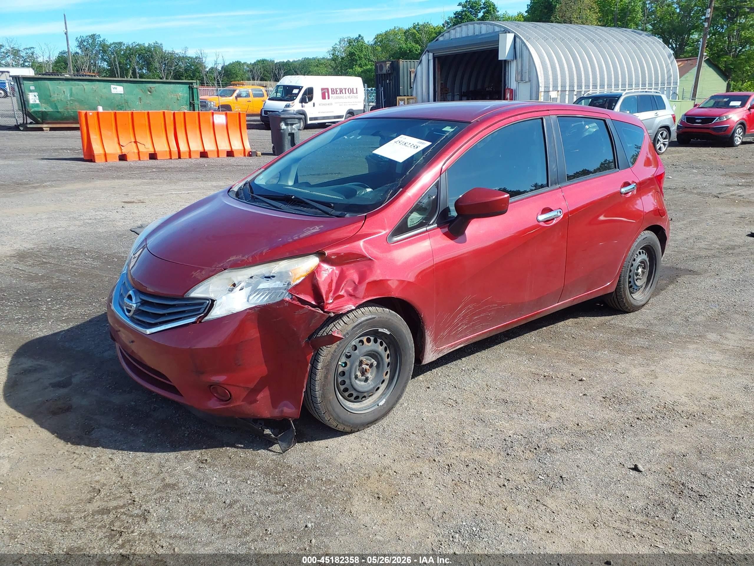 2016 Nissan Versa Note Sv Burgundy vin: 3N1CE2CP2GL383393