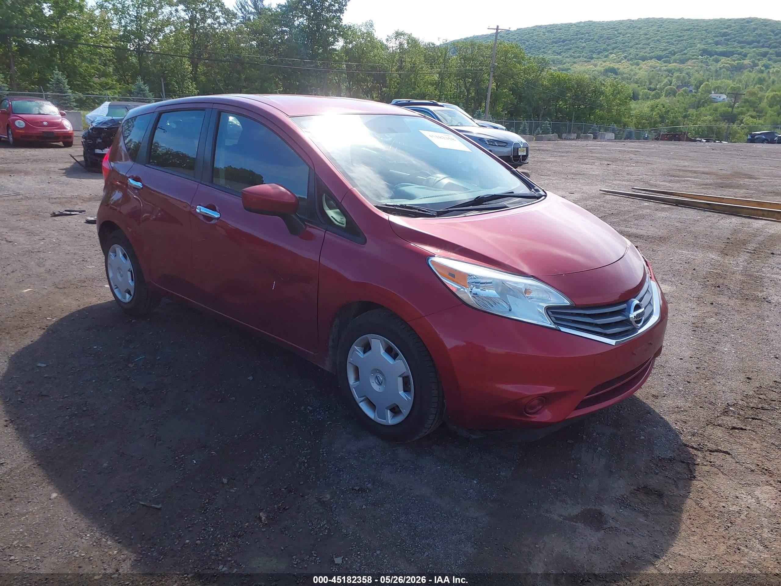 2016 Nissan Versa Note Sv Burgundy vin: 3N1CE2CP2GL383393