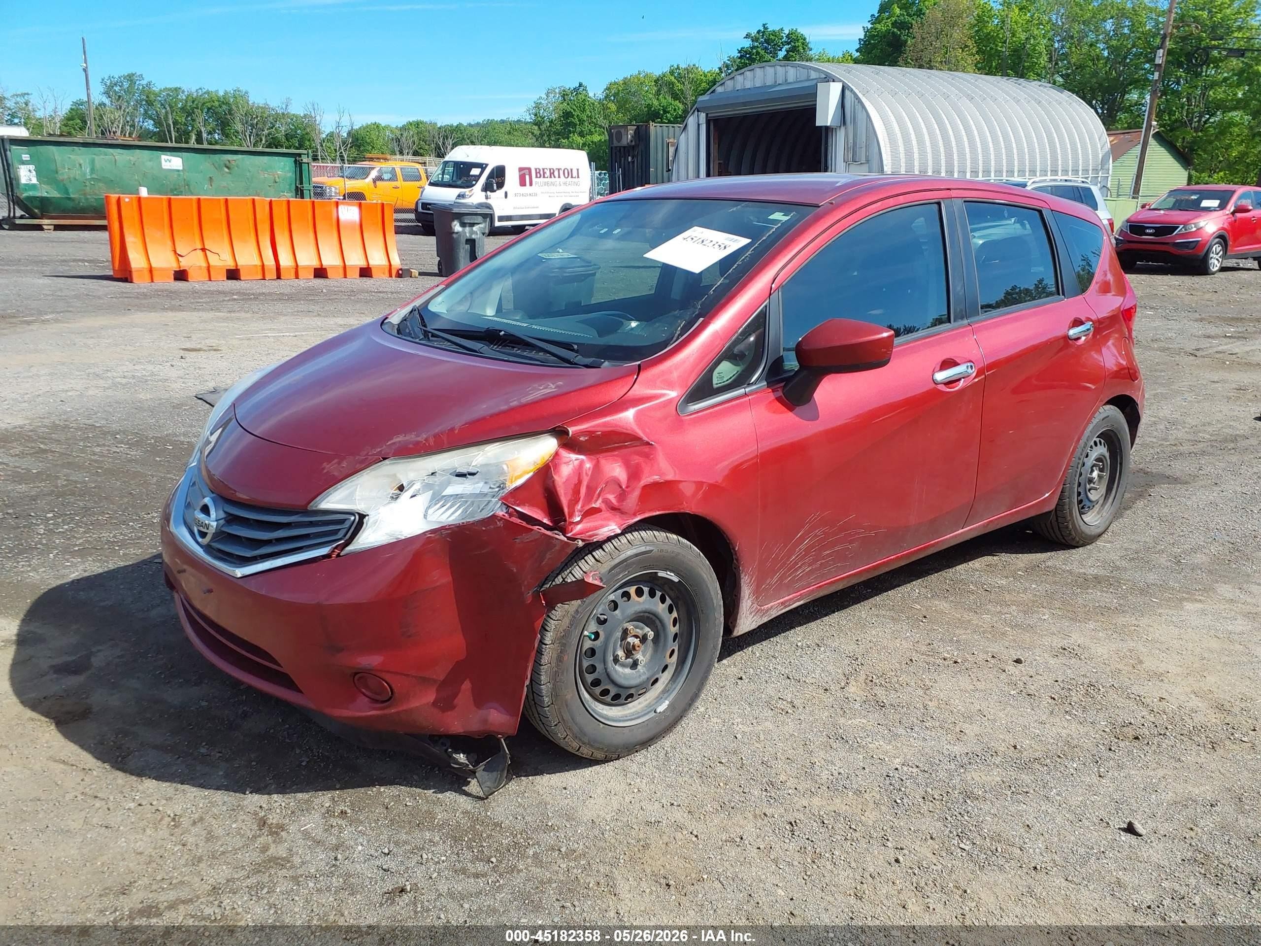 2016 Nissan Versa Note Sv Burgundy vin: 3N1CE2CP2GL383393