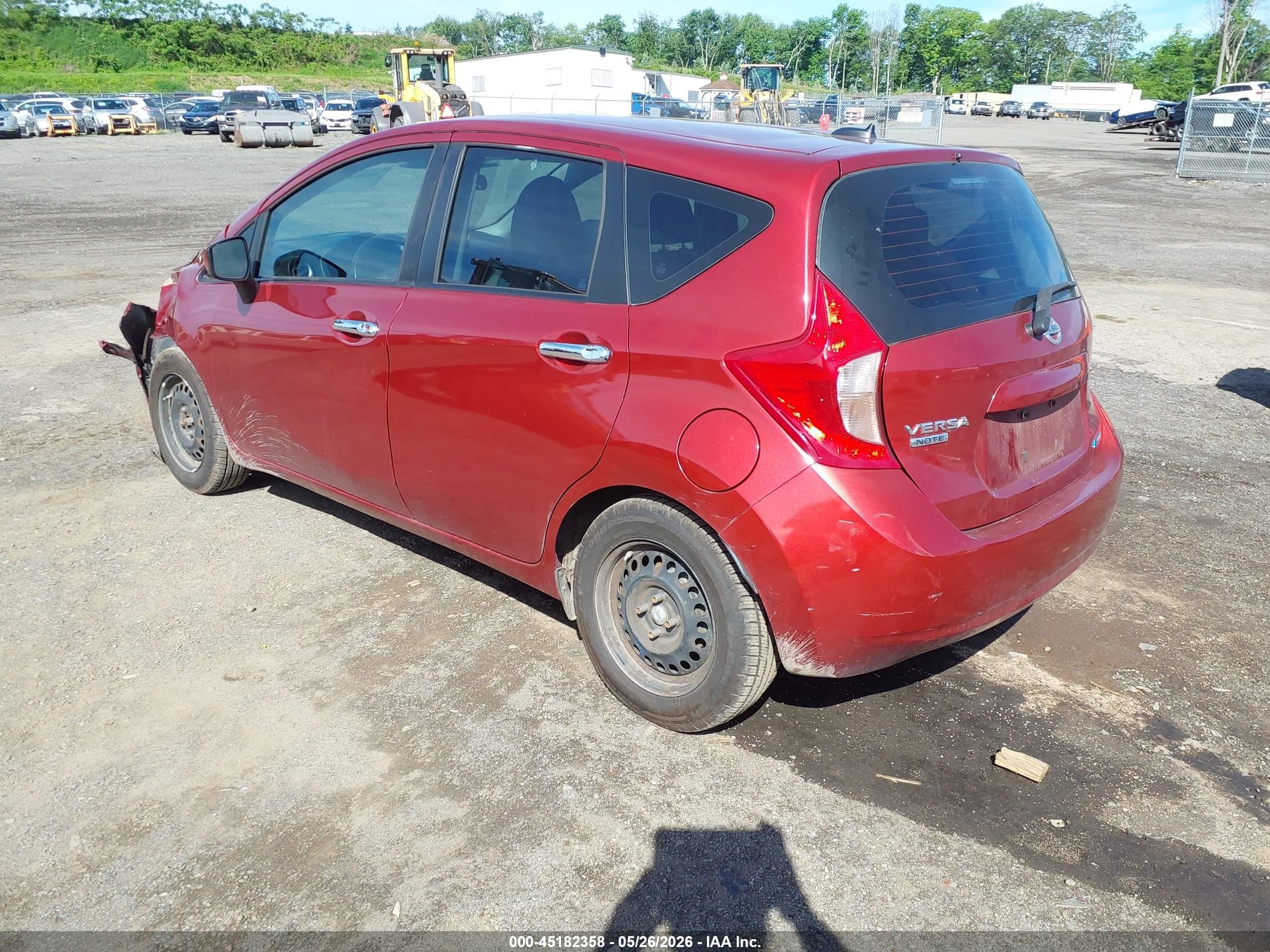2016 Nissan Versa Note Sv Burgundy vin: 3N1CE2CP2GL383393
